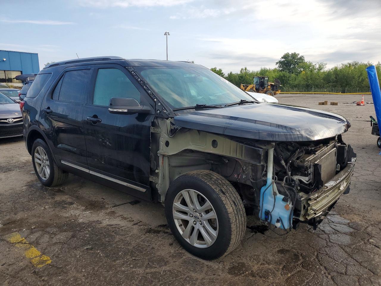 2018 Ford Explorer Xlt Black vin: 1FM5K8D8XJGC83736