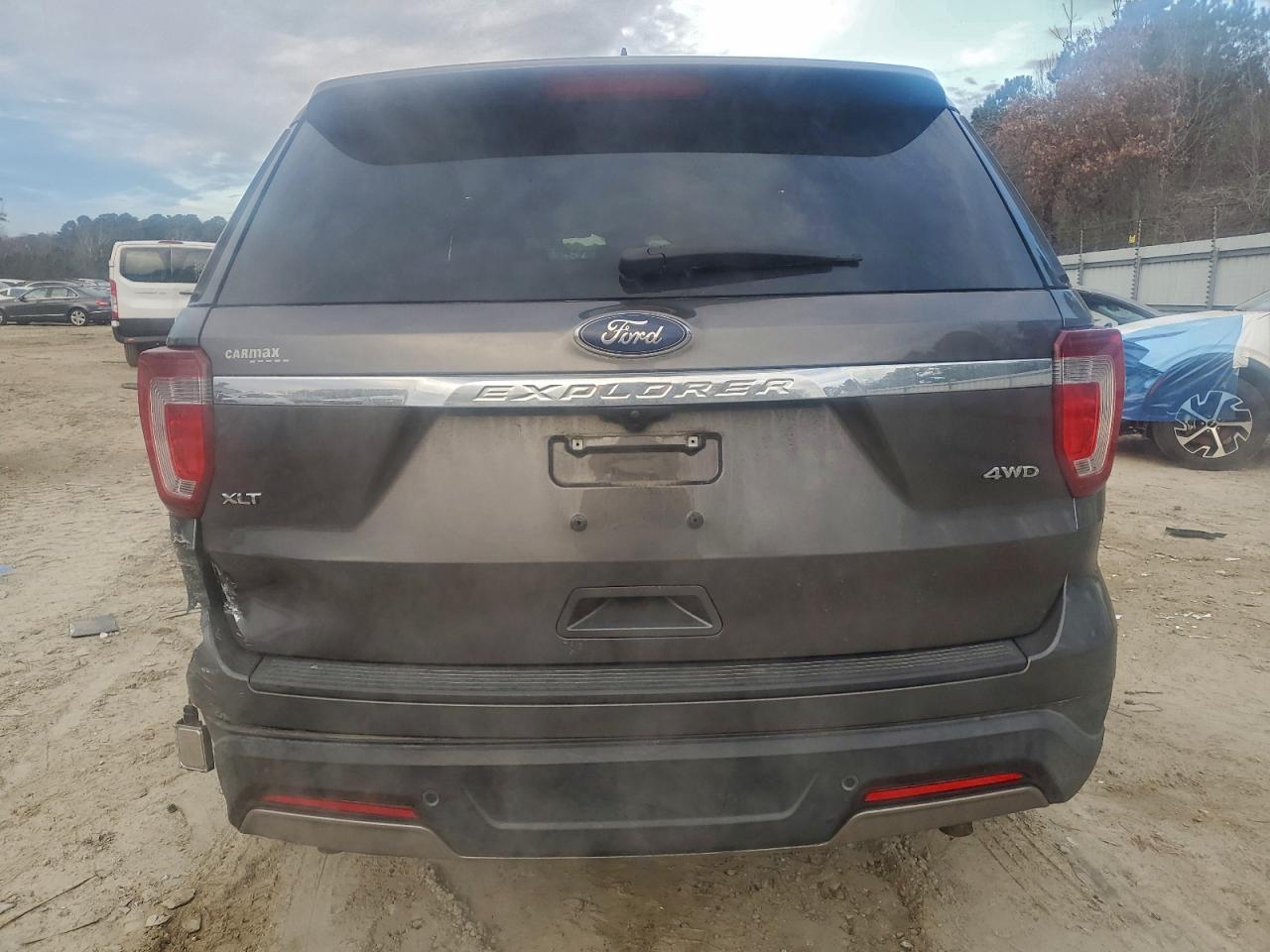 2019 Ford Explorer Xlt Gray vin: 1FM5K8D8XKGA02147