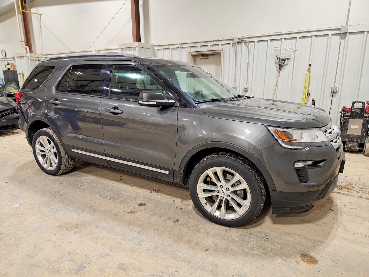 2019 Ford Explorer Xlt Gray vin: 1FM5K8D8XKGA50747