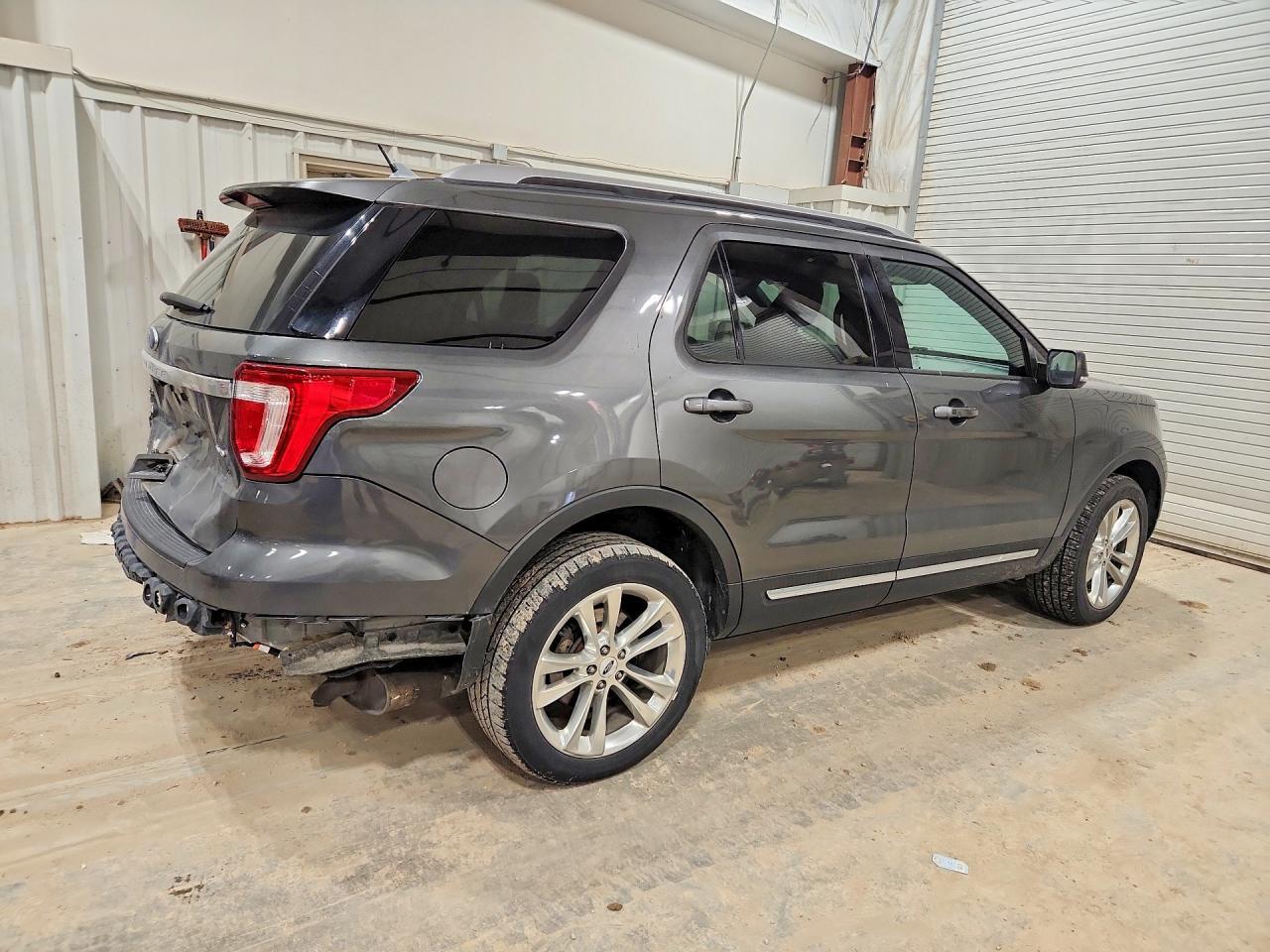 2019 Ford Explorer Xlt Gray vin: 1FM5K8D8XKGA50747