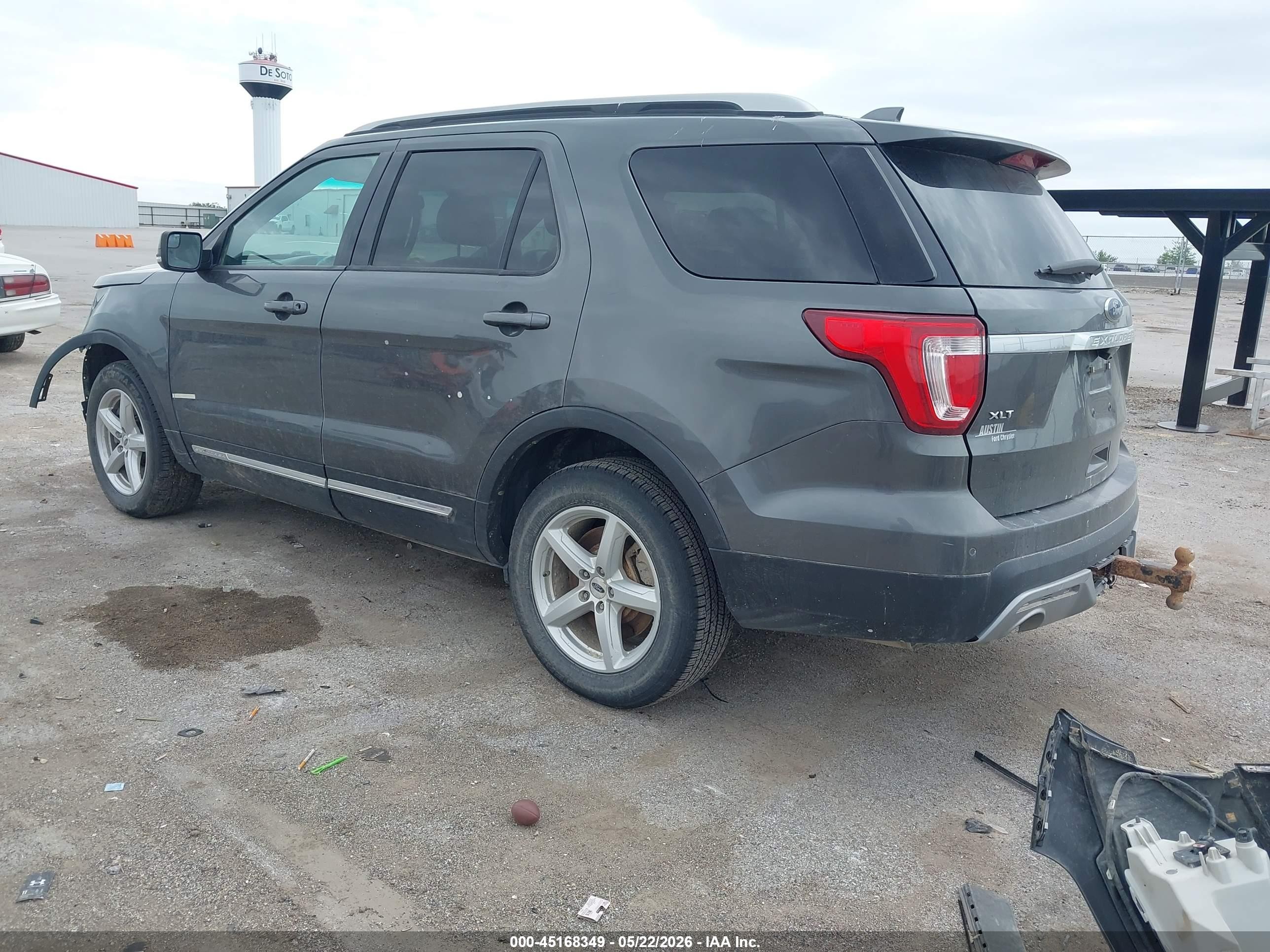 2016 Ford Explorer Xlt Gray vin: 1FM5K8DH1GGC34174