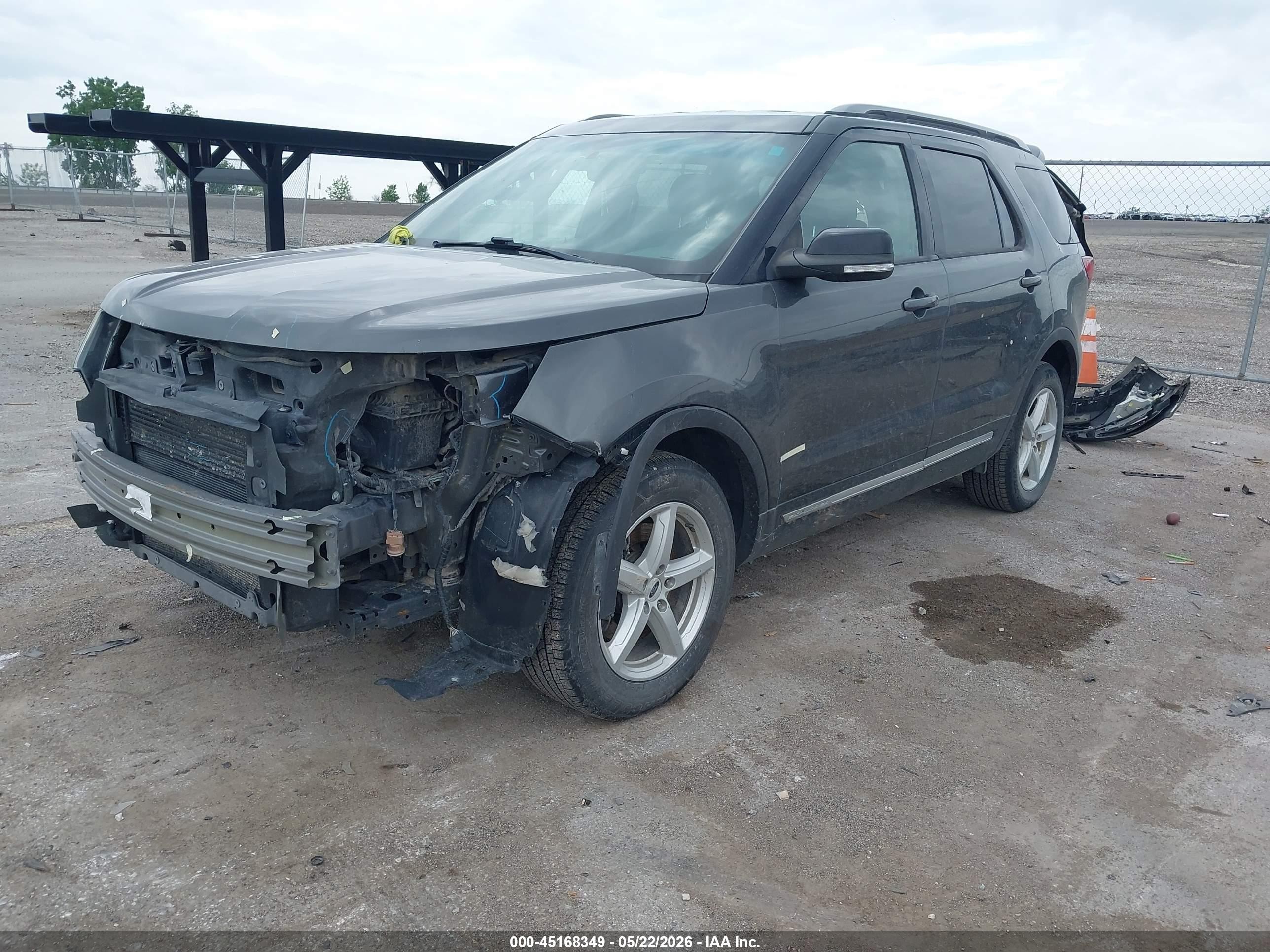 2016 Ford Explorer Xlt Gray vin: 1FM5K8DH1GGC34174