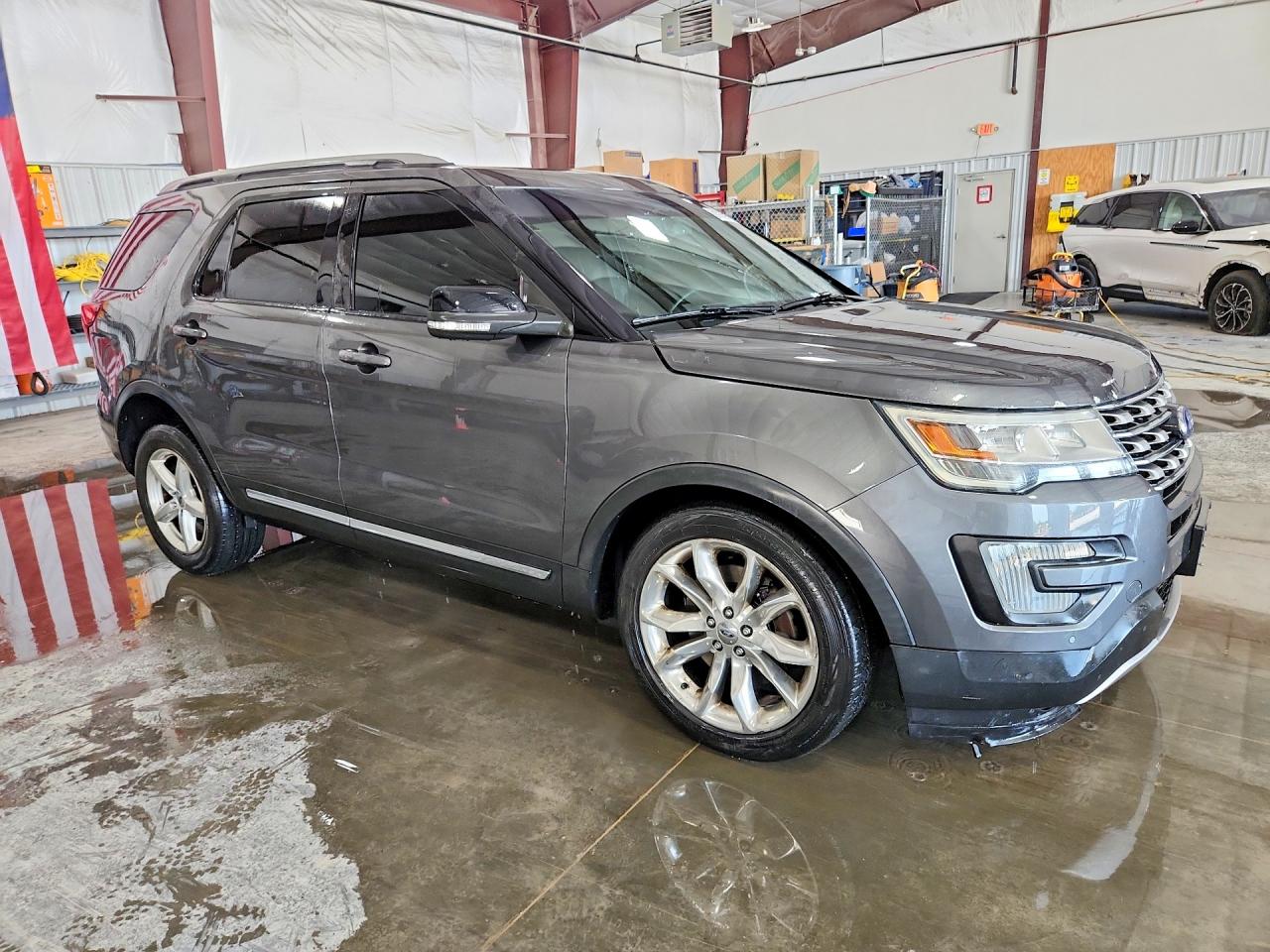 2017 Ford Explorer Xlt Gray vin: 1FM5K8DH6HGA85679