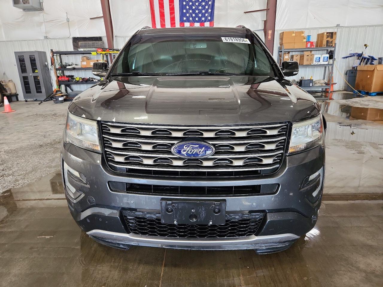 2017 Ford Explorer Xlt Gray vin: 1FM5K8DH6HGA85679