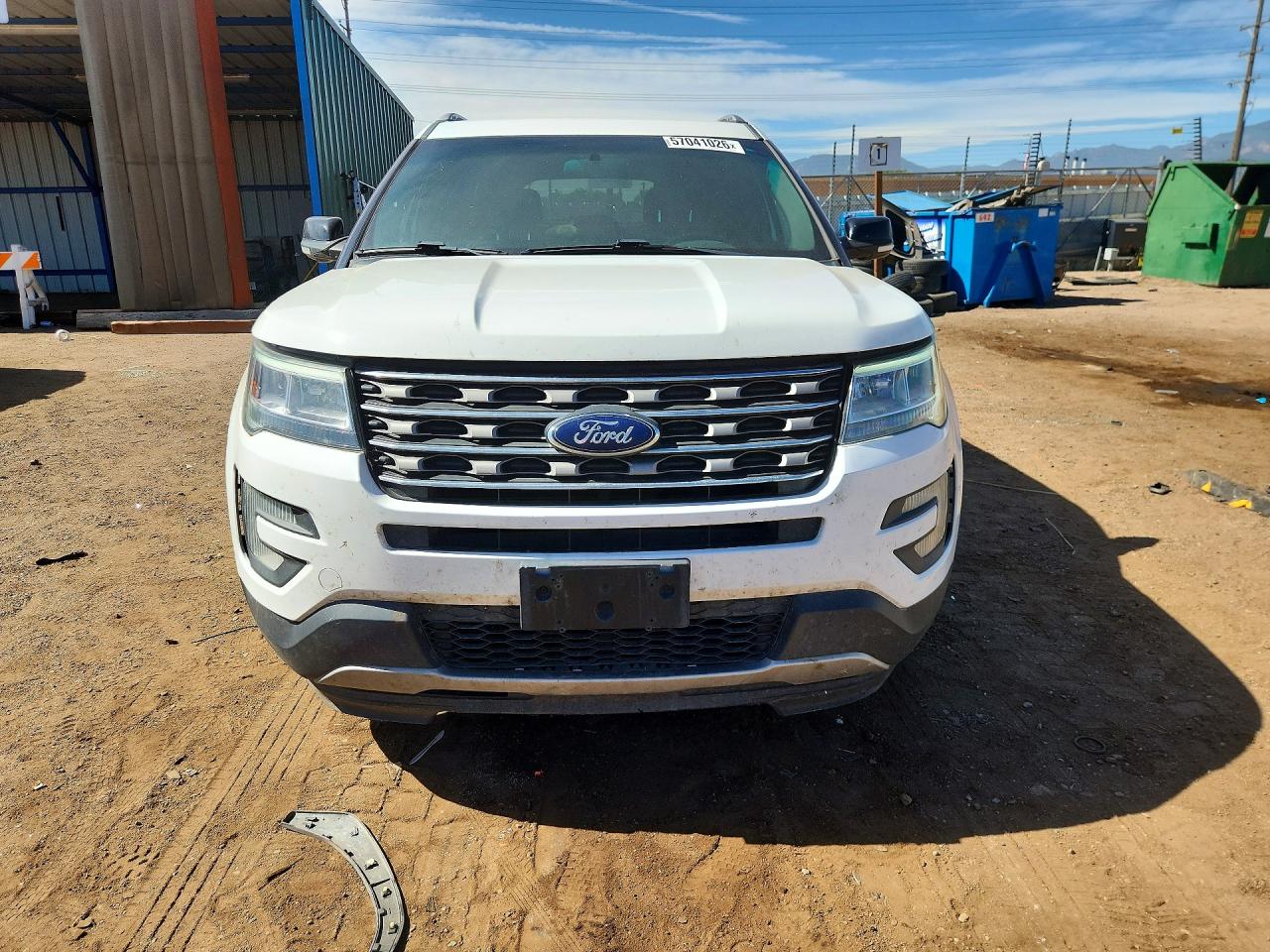 2016 Ford Explorer Xlt White vin: 1FM5K8DH7GGC73304