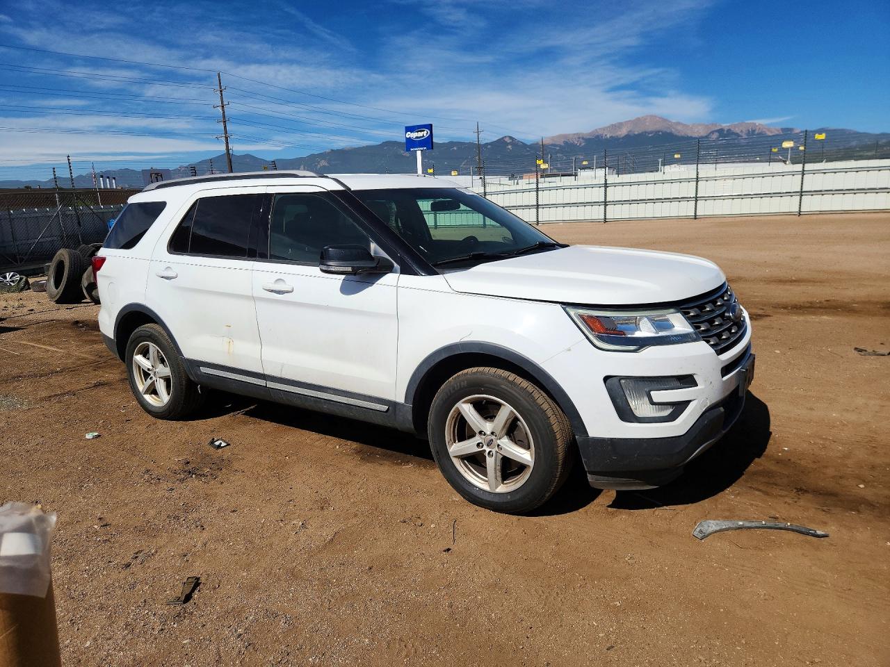 2016 Ford Explorer Xlt White vin: 1FM5K8DH7GGC73304