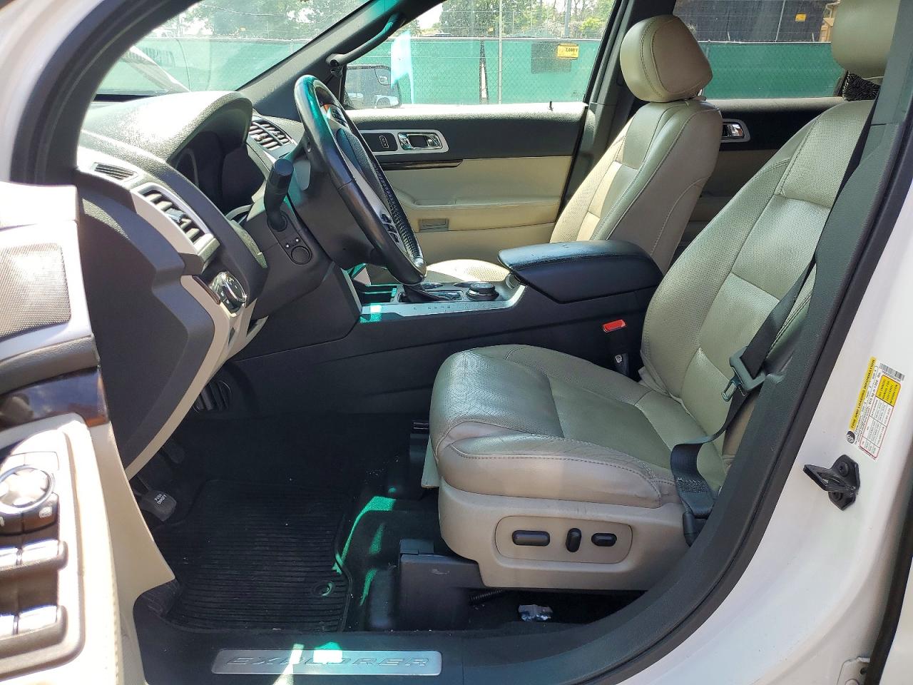 2013 Ford Explorer Limited White vin: 1FM5K8F80DGA01847