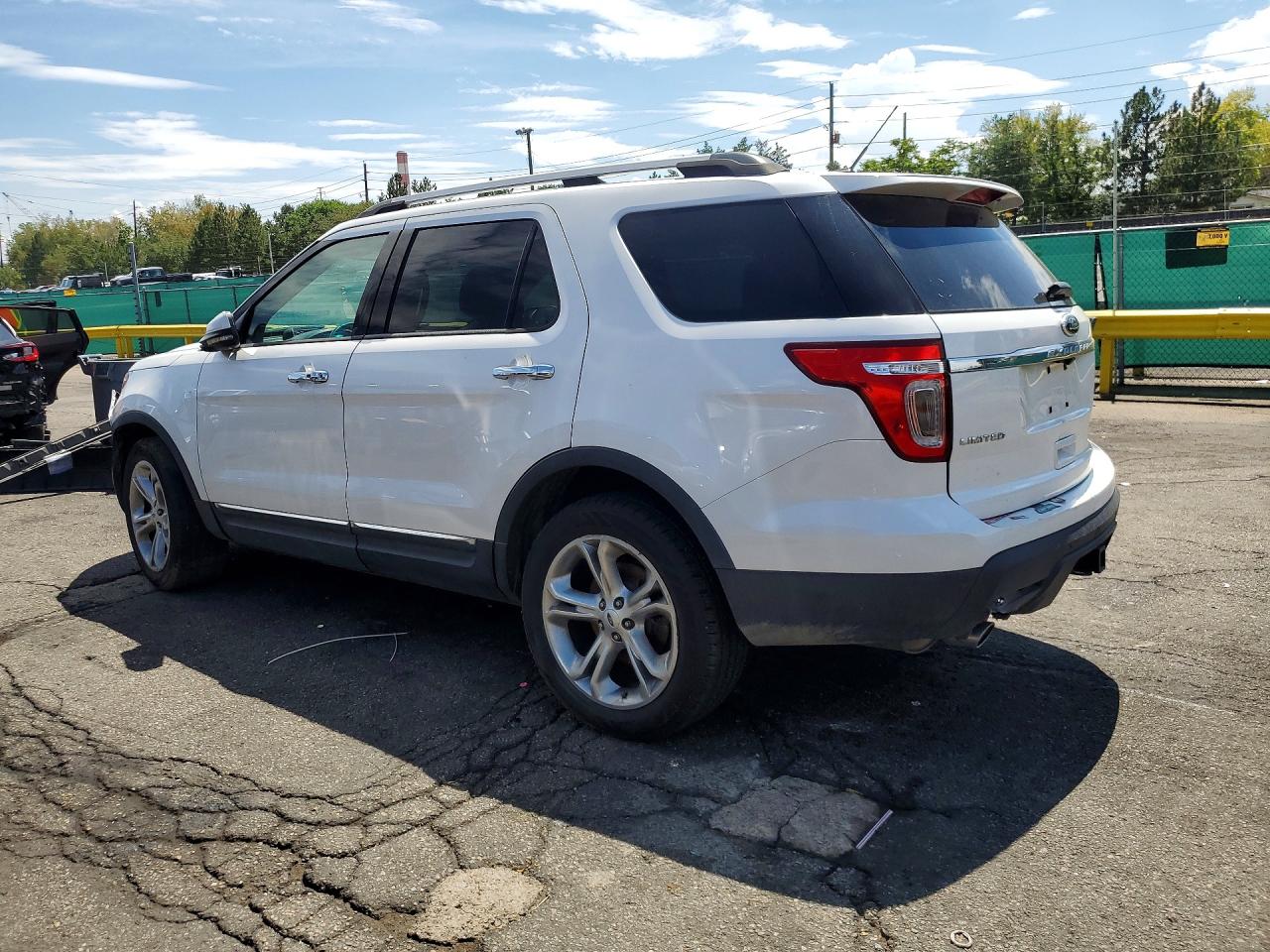 2013 Ford Explorer Limited White vin: 1FM5K8F80DGA01847