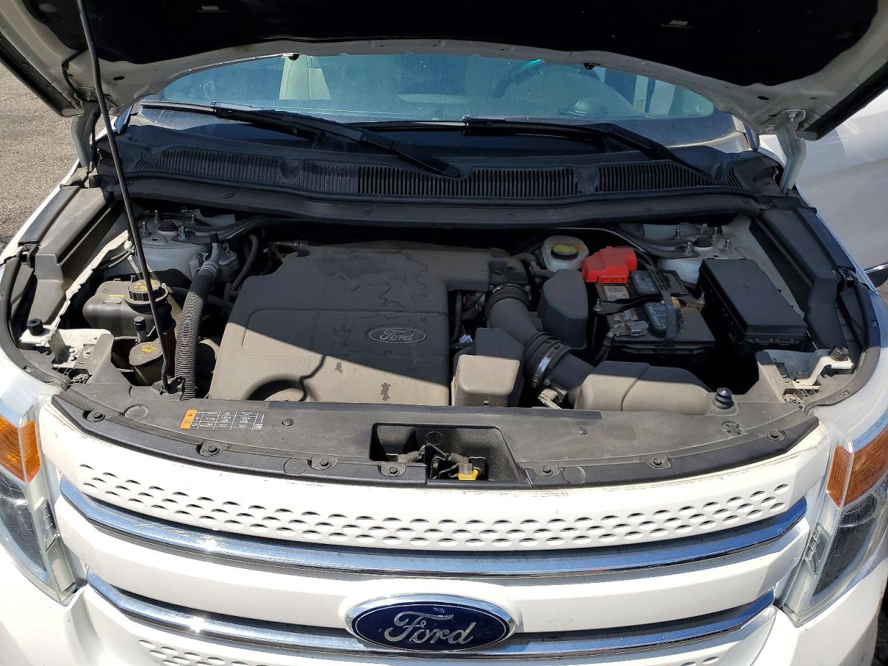 2013 Ford Explorer Limited White vin: 1FM5K8F80DGA01847