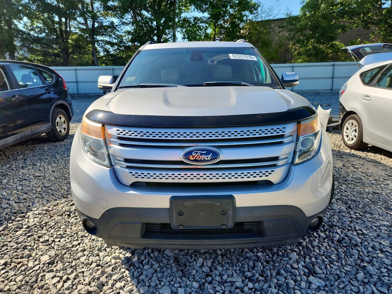 2013 Ford Explorer Limited Silver vin: 1FM5K8F80DGA02819