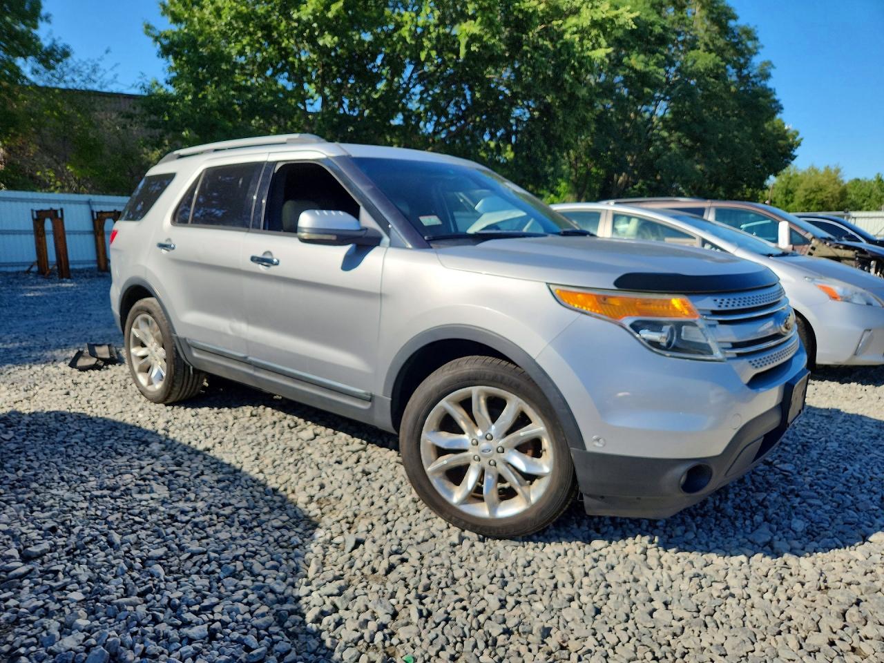 2013 Ford Explorer Limited Silver vin: 1FM5K8F80DGA02819