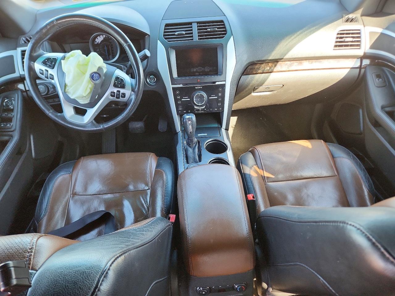 2013 Ford Explorer Limited White vin: 1FM5K8F80DGA12220