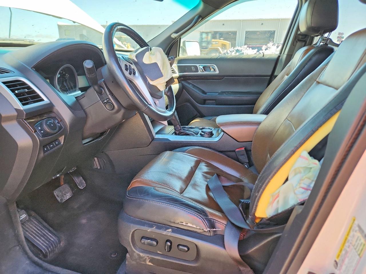 2013 Ford Explorer Limited White vin: 1FM5K8F80DGA12220