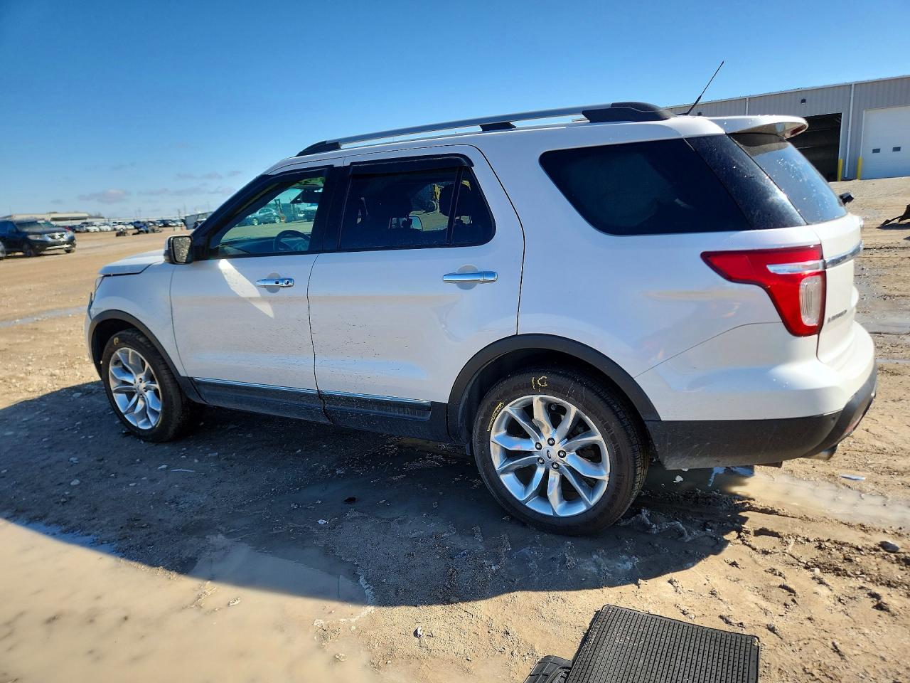 2013 Ford Explorer Limited White vin: 1FM5K8F80DGA12220