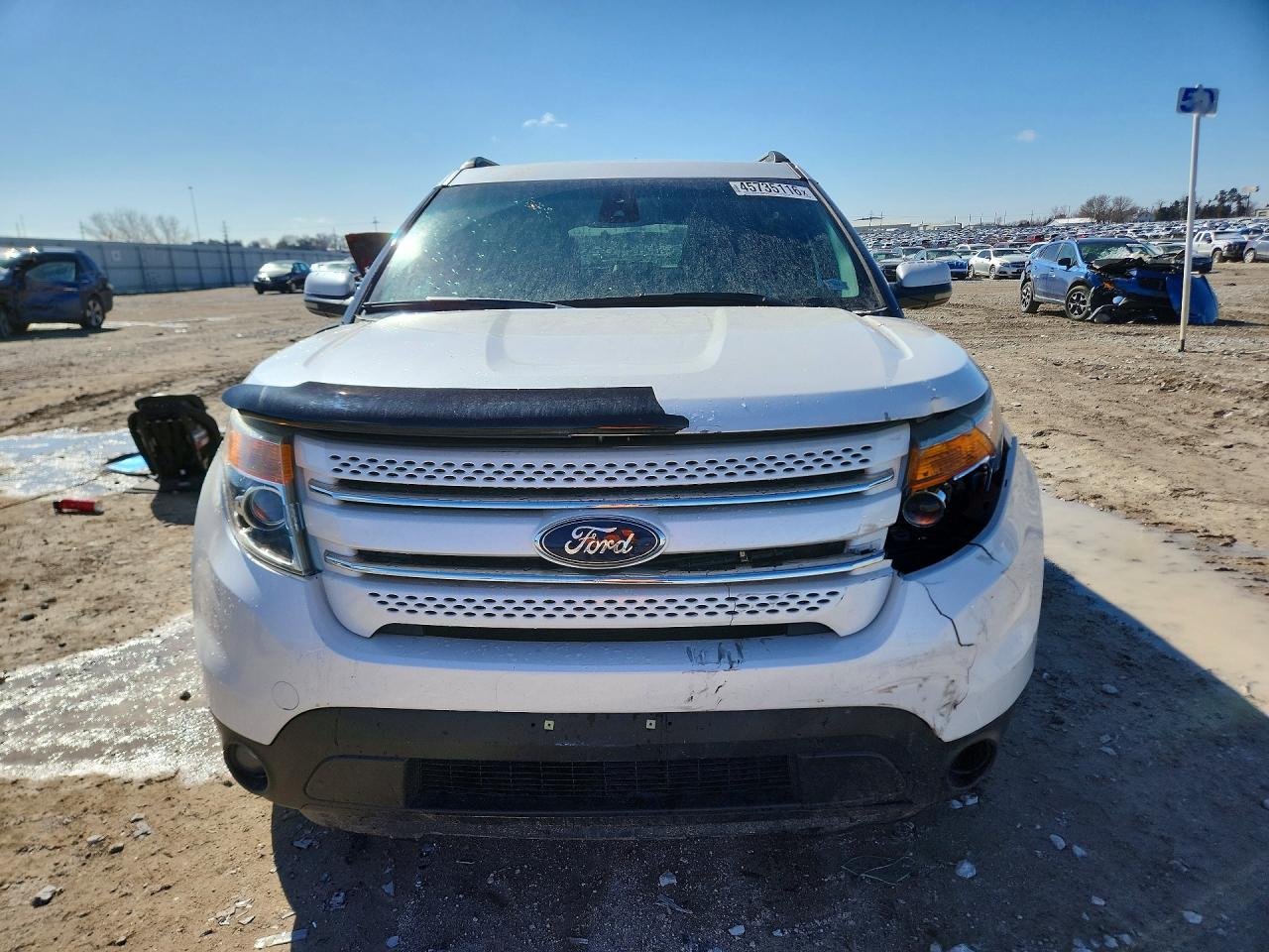 2013 Ford Explorer Limited White vin: 1FM5K8F80DGA12220
