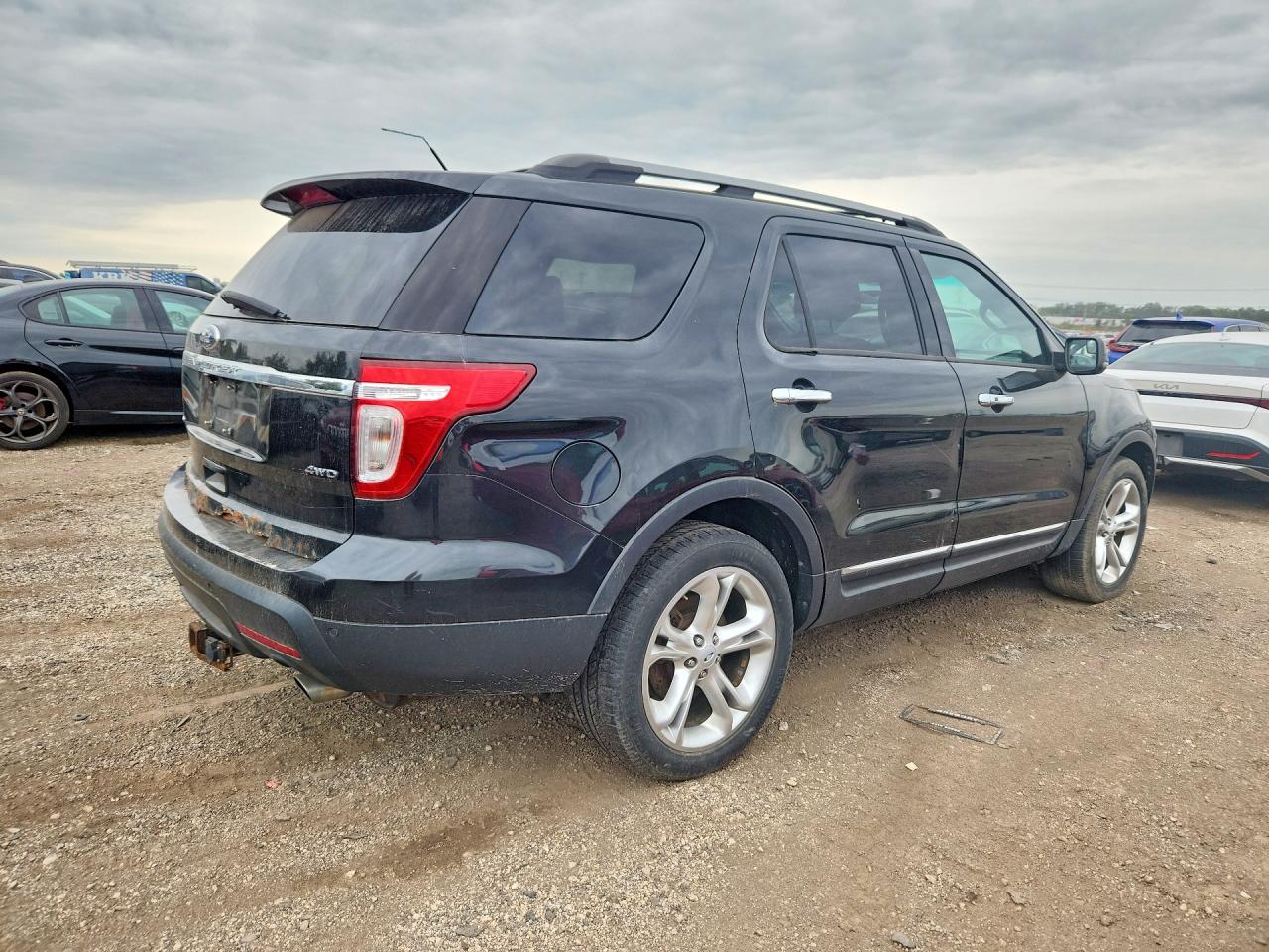 2013 Ford Explorer Limited Black vin: 1FM5K8F80DGA46481