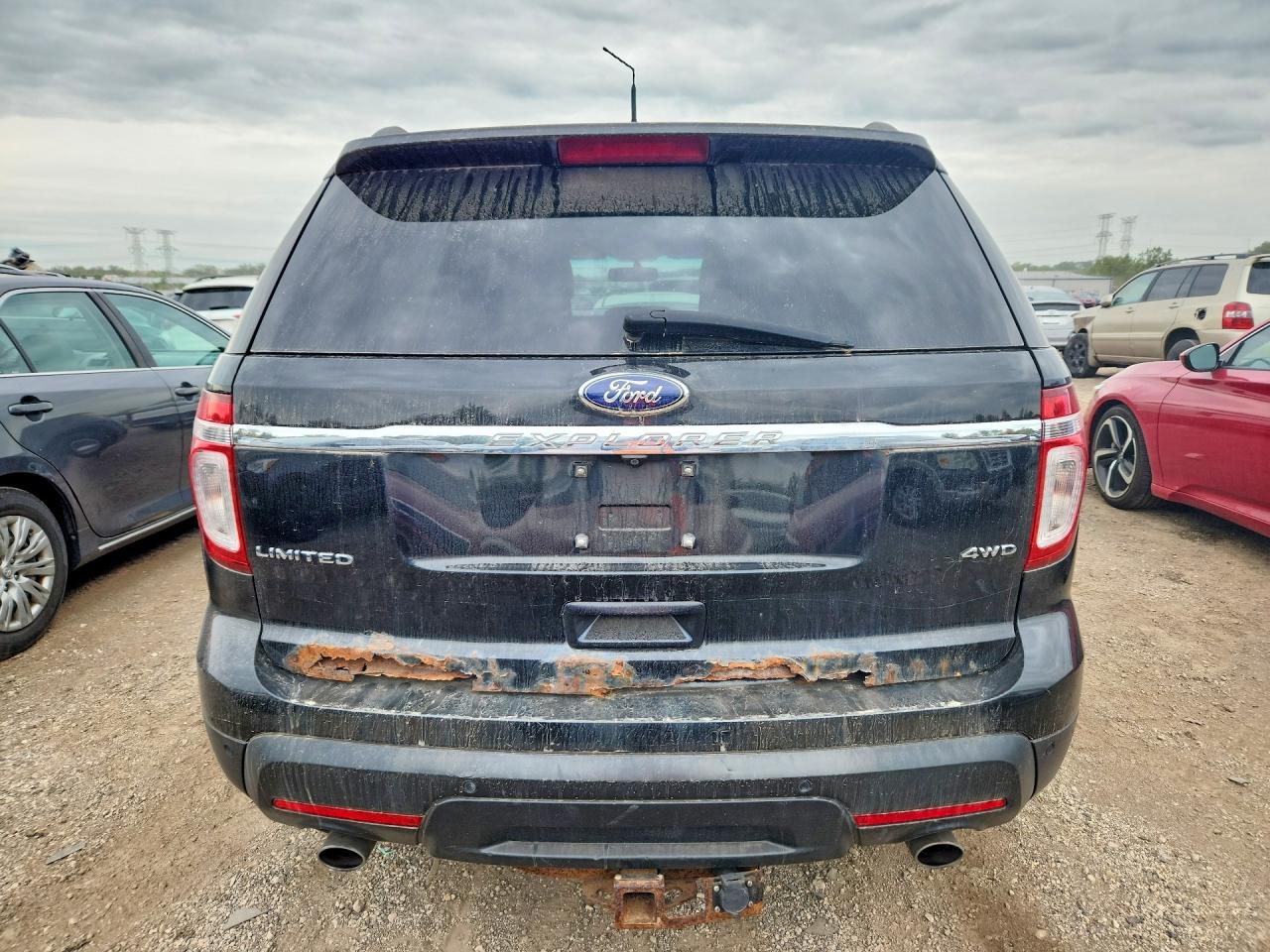 2013 Ford Explorer Limited Black vin: 1FM5K8F80DGA46481