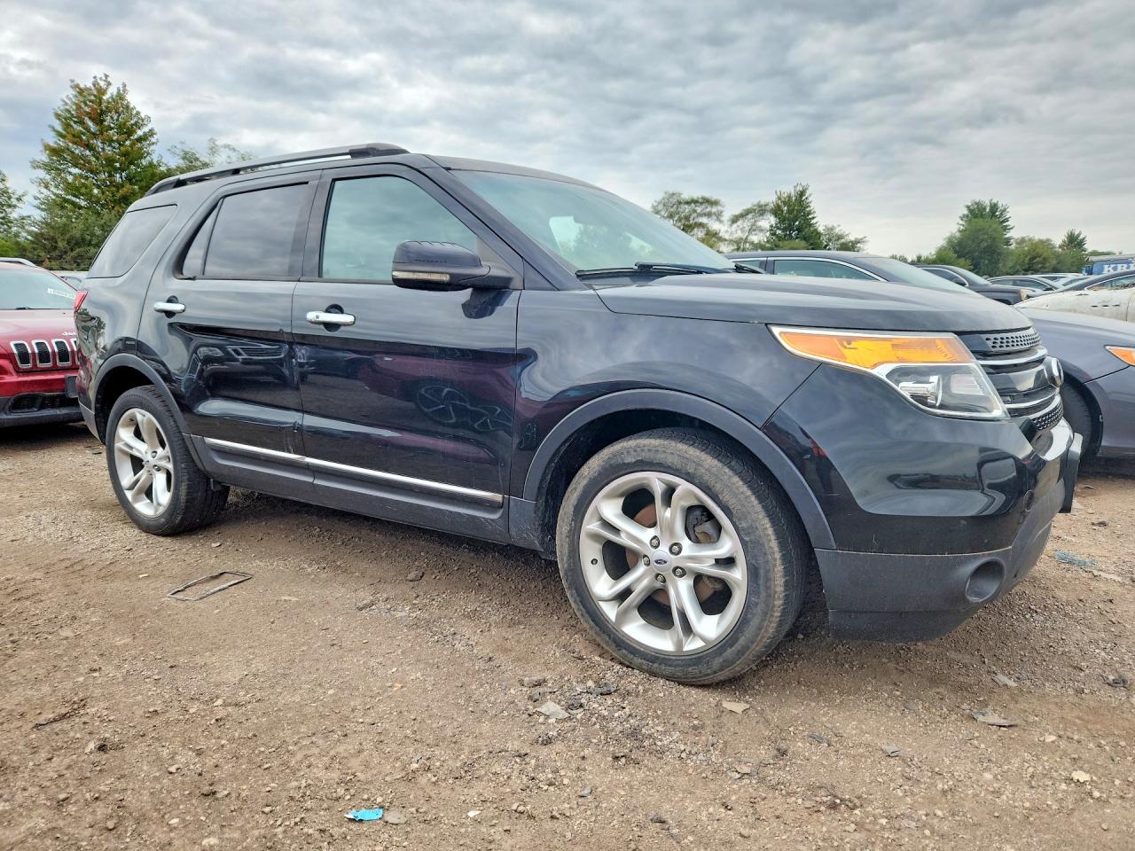 2013 Ford Explorer Limited Black vin: 1FM5K8F80DGA46481