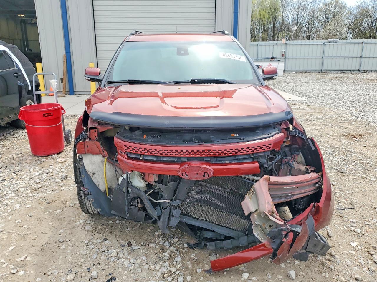 2014 Ford Explorer Limited Red vin: 1FM5K8F80EGA11960