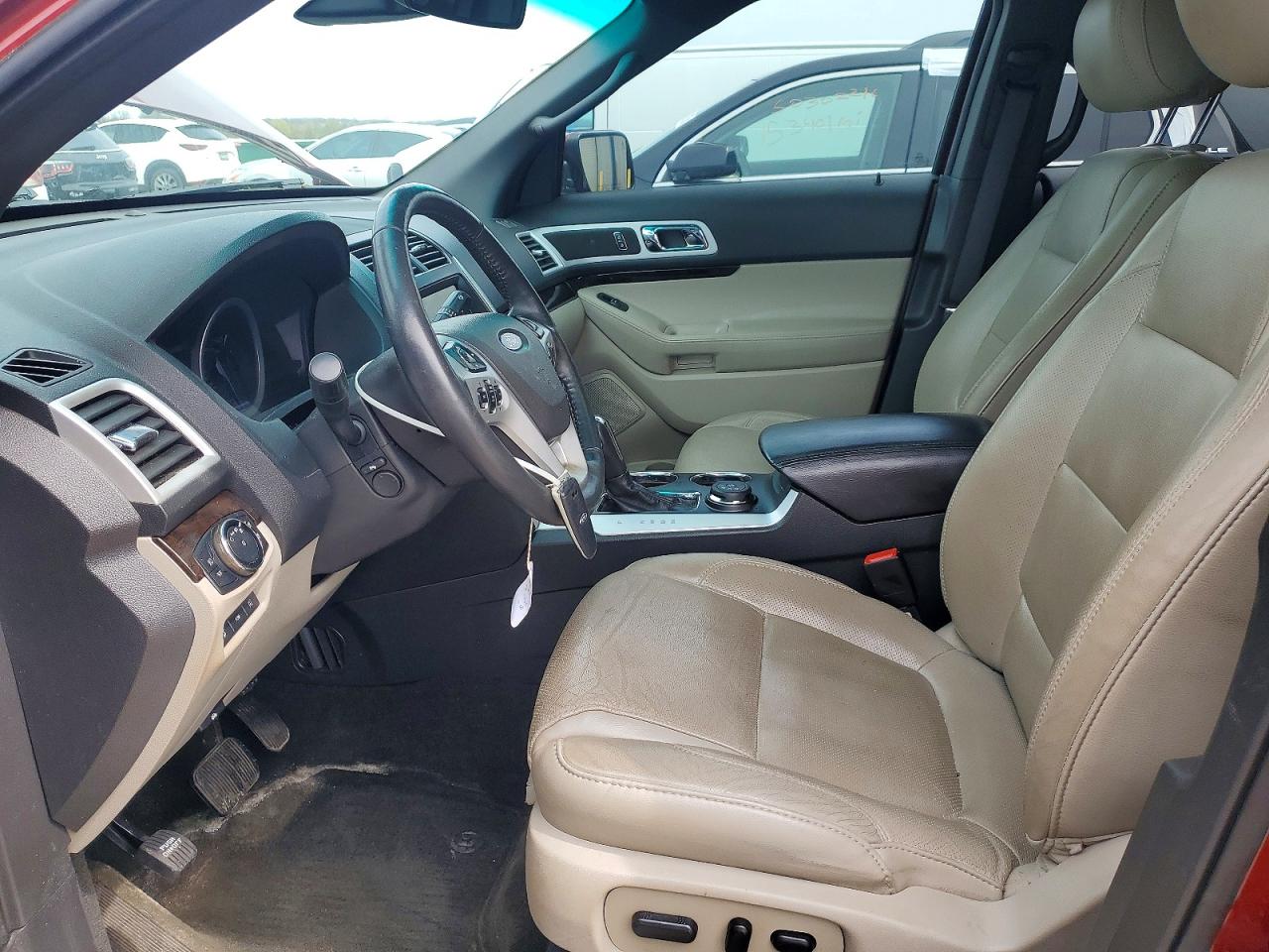 2014 Ford Explorer Limited Red vin: 1FM5K8F80EGA11960