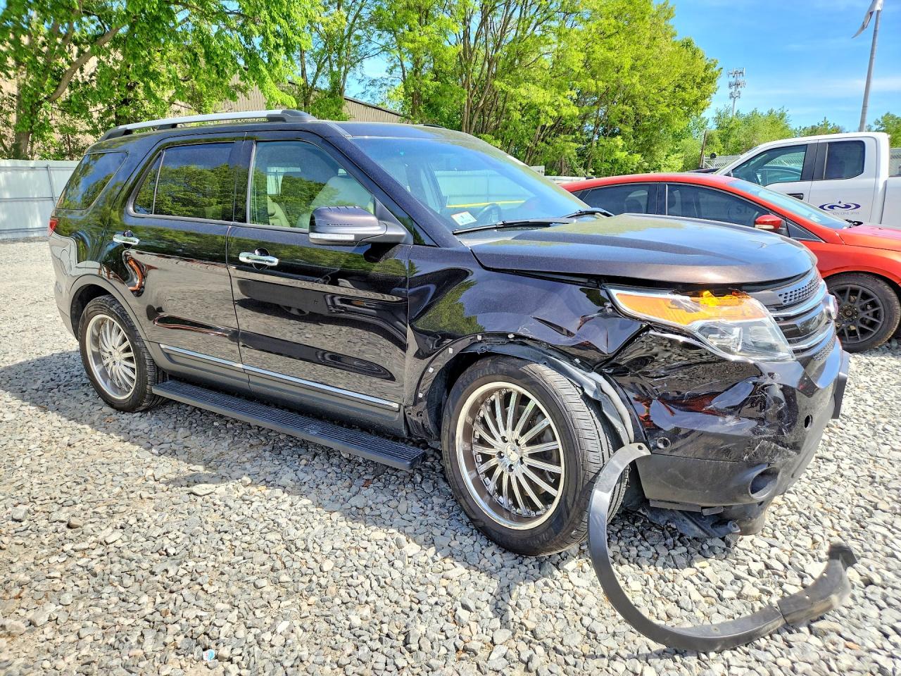 2014 Ford Explorer Limited Brown vin: 1FM5K8F80EGA15328