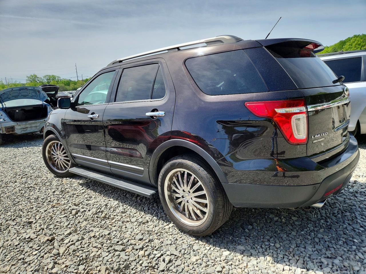2014 Ford Explorer Limited Brown vin: 1FM5K8F80EGA15328