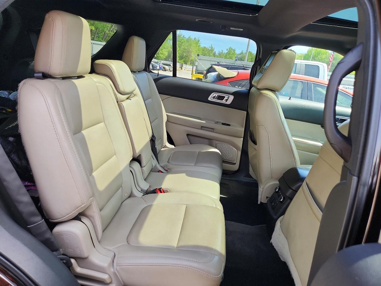 2014 Ford Explorer Limited Brown vin: 1FM5K8F80EGA15328