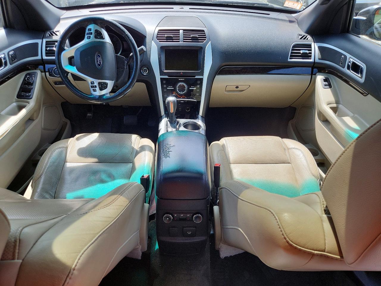 2014 Ford Explorer Limited Brown vin: 1FM5K8F80EGA15328