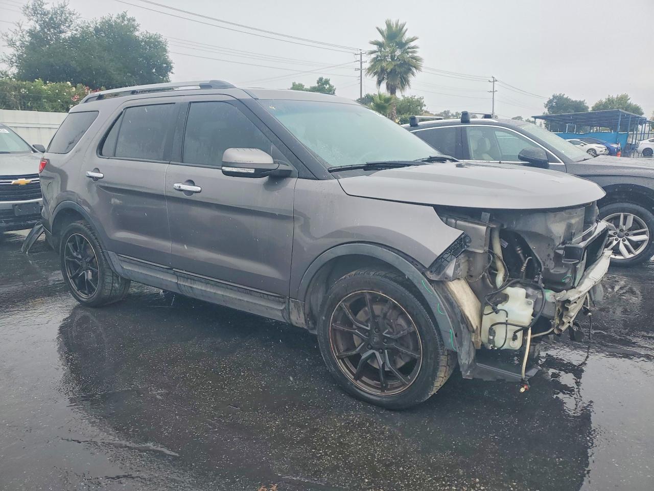2014 Ford Explorer Limited Gray vin: 1FM5K8F80EGA55974