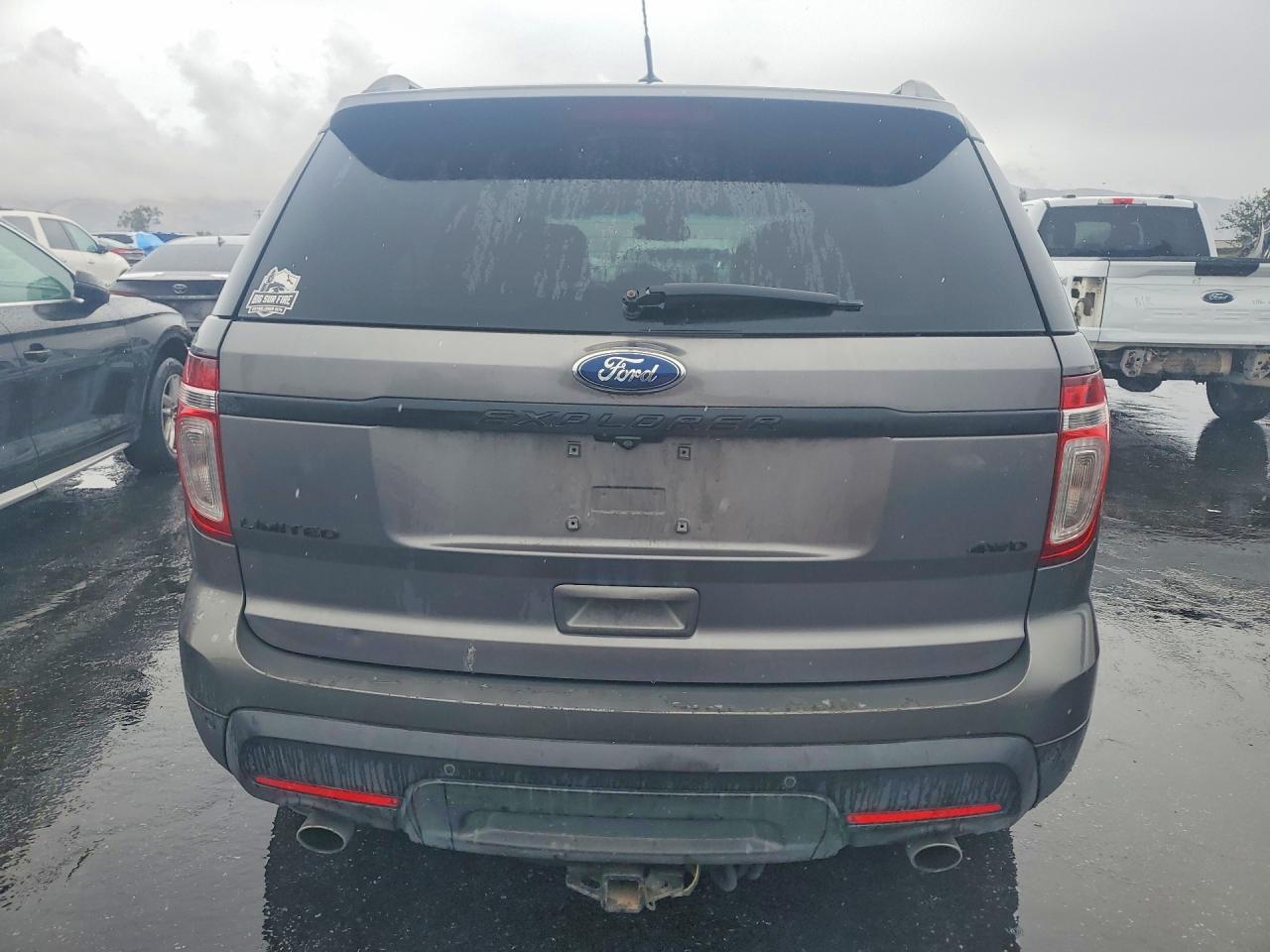 2014 Ford Explorer Limited Gray vin: 1FM5K8F80EGA55974