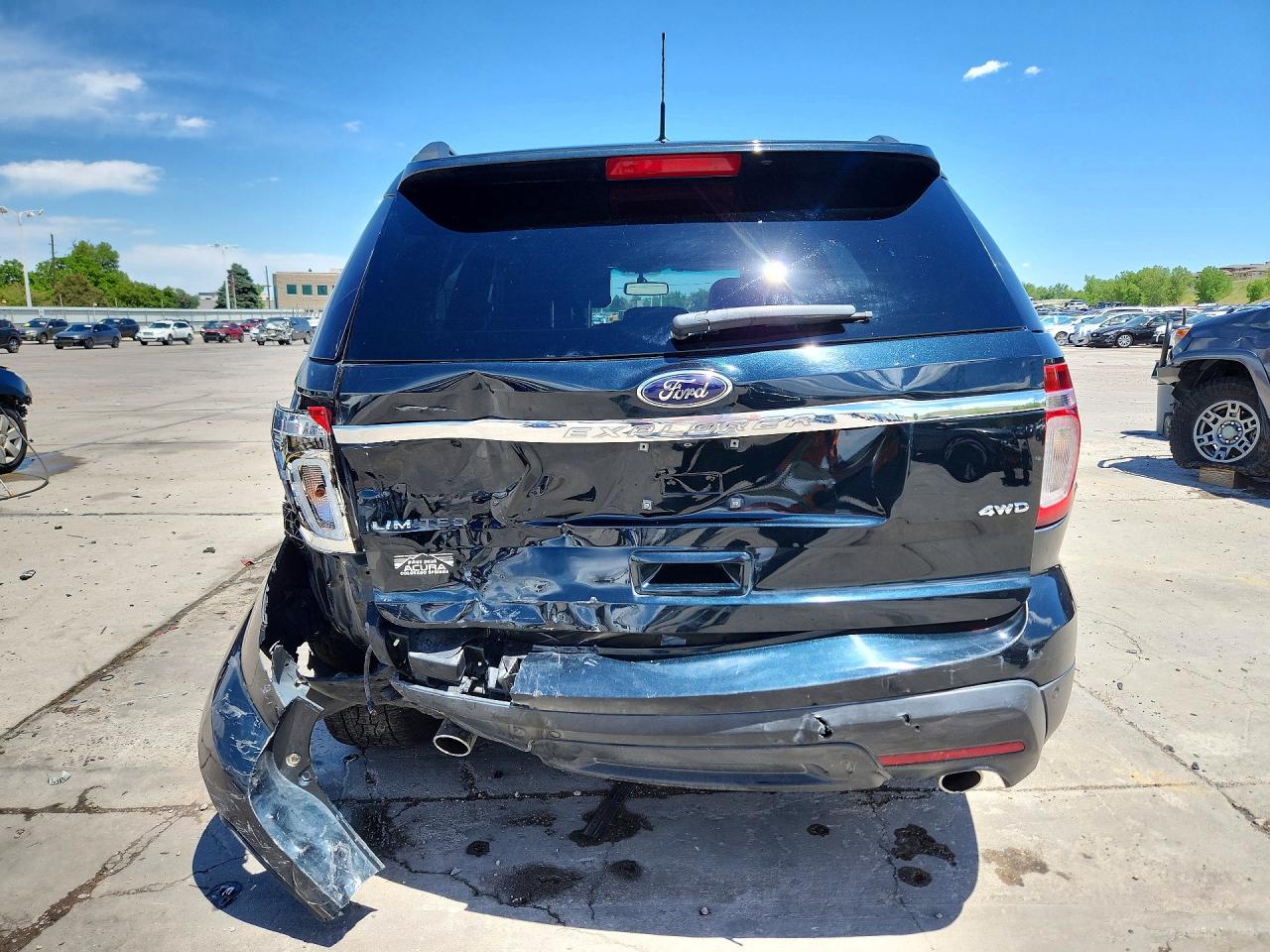2014 Ford Explorer Limited Бирюзовый vin: 1FM5K8F80EGA64402