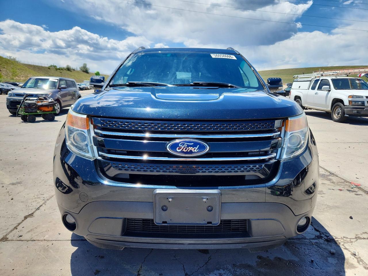 2014 Ford Explorer Limited Бирюзовый vin: 1FM5K8F80EGA64402