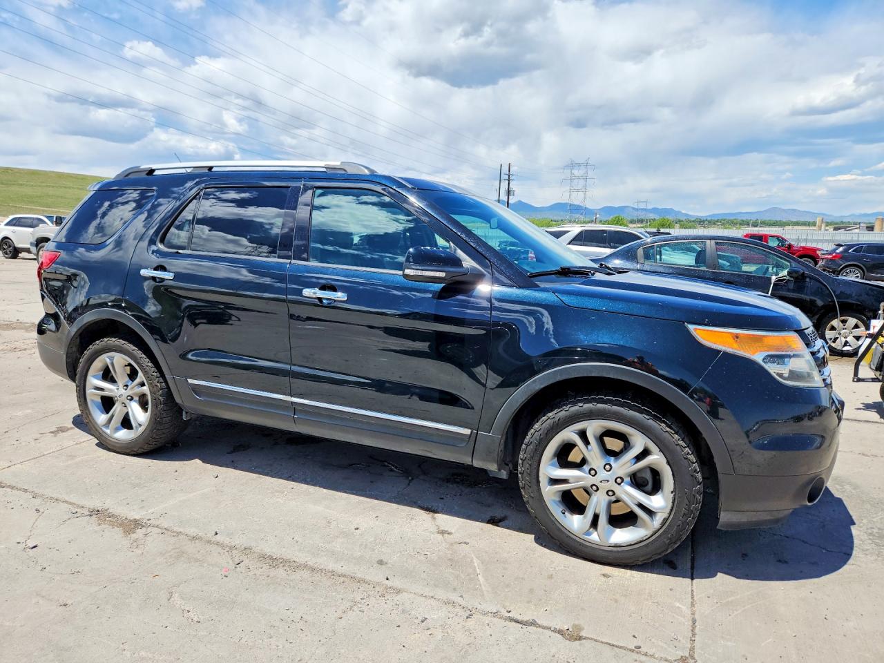 2014 Ford Explorer Limited Бирюзовый vin: 1FM5K8F80EGA64402