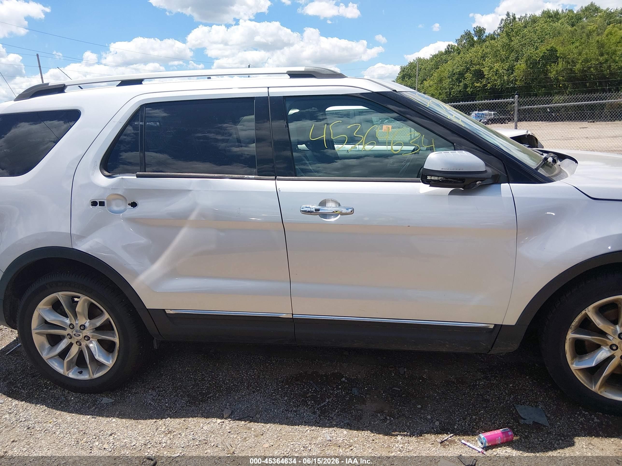 2014 Ford Explorer Limited Silver vin: 1FM5K8F80EGB67996