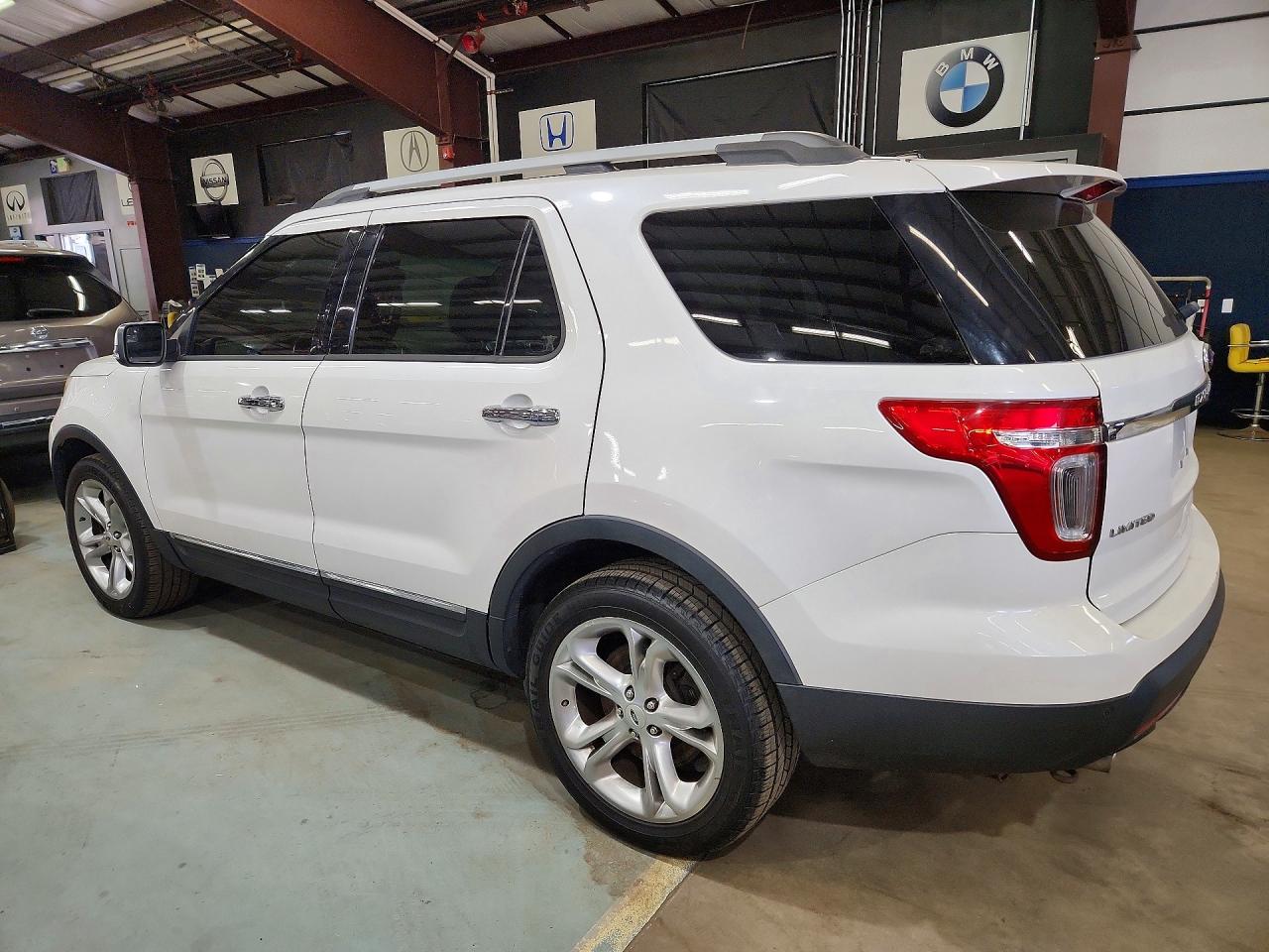 2014 Ford Explorer Limited White vin: 1FM5K8F80EGC02973