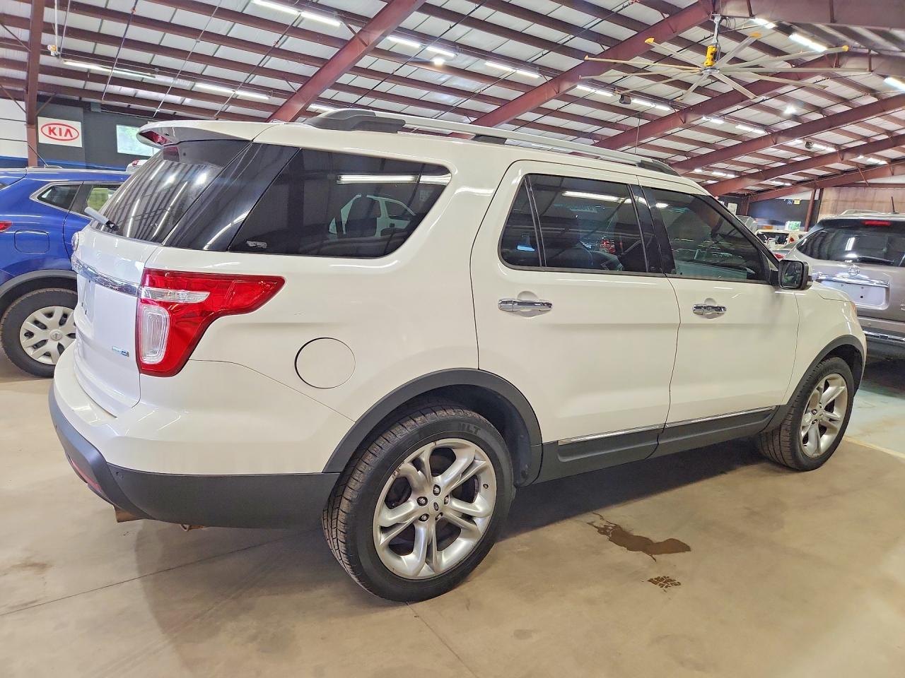 2014 Ford Explorer Limited White vin: 1FM5K8F80EGC02973