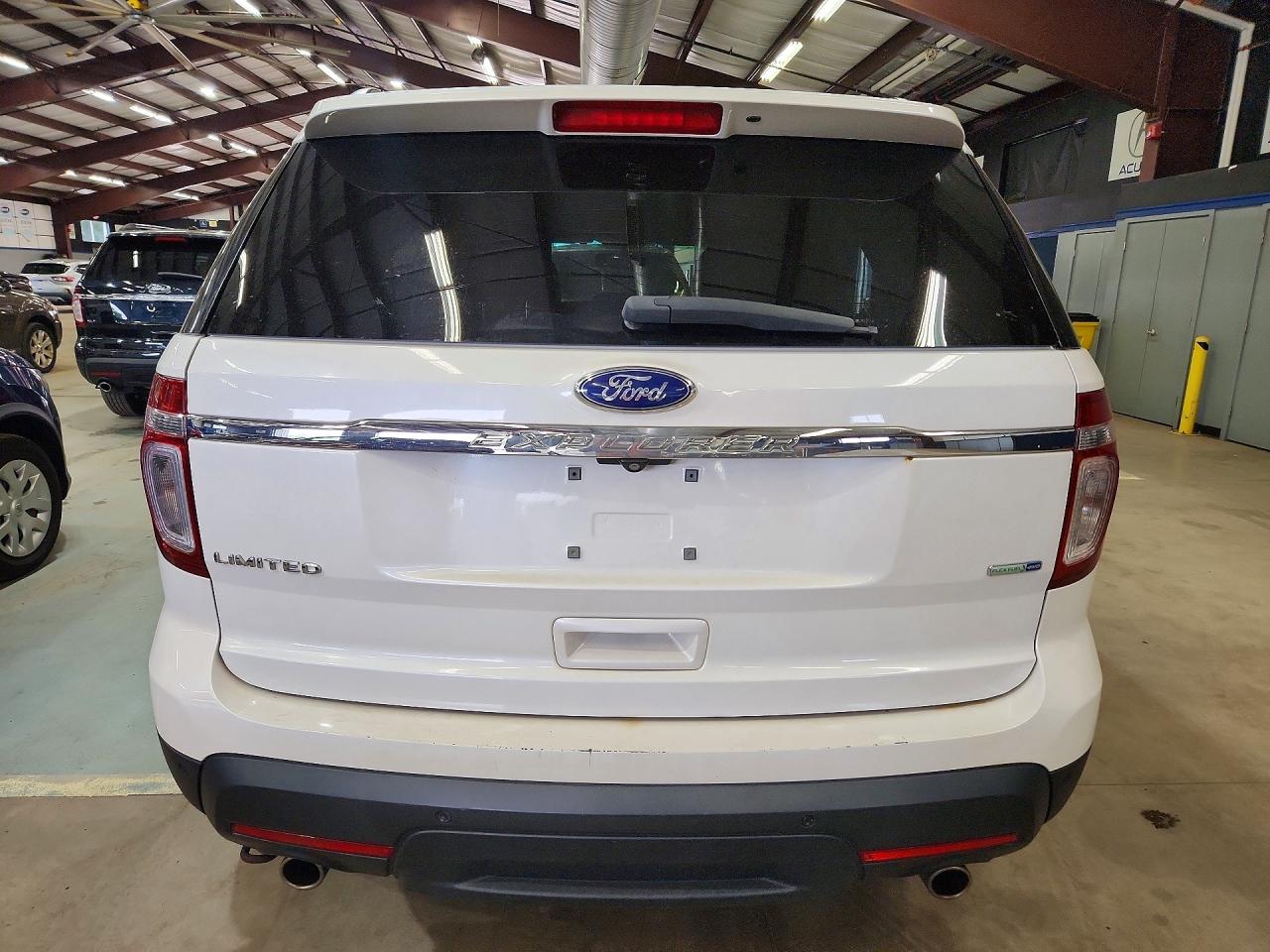 2014 Ford Explorer Limited White vin: 1FM5K8F80EGC02973