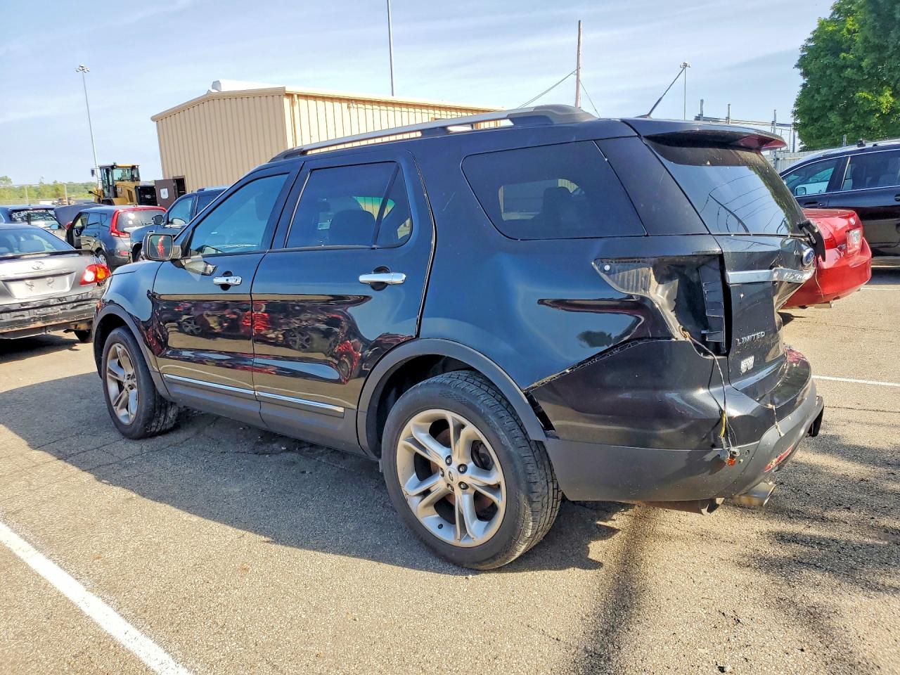 2014 Ford Explorer Limited Black vin: 1FM5K8F80EGC19899