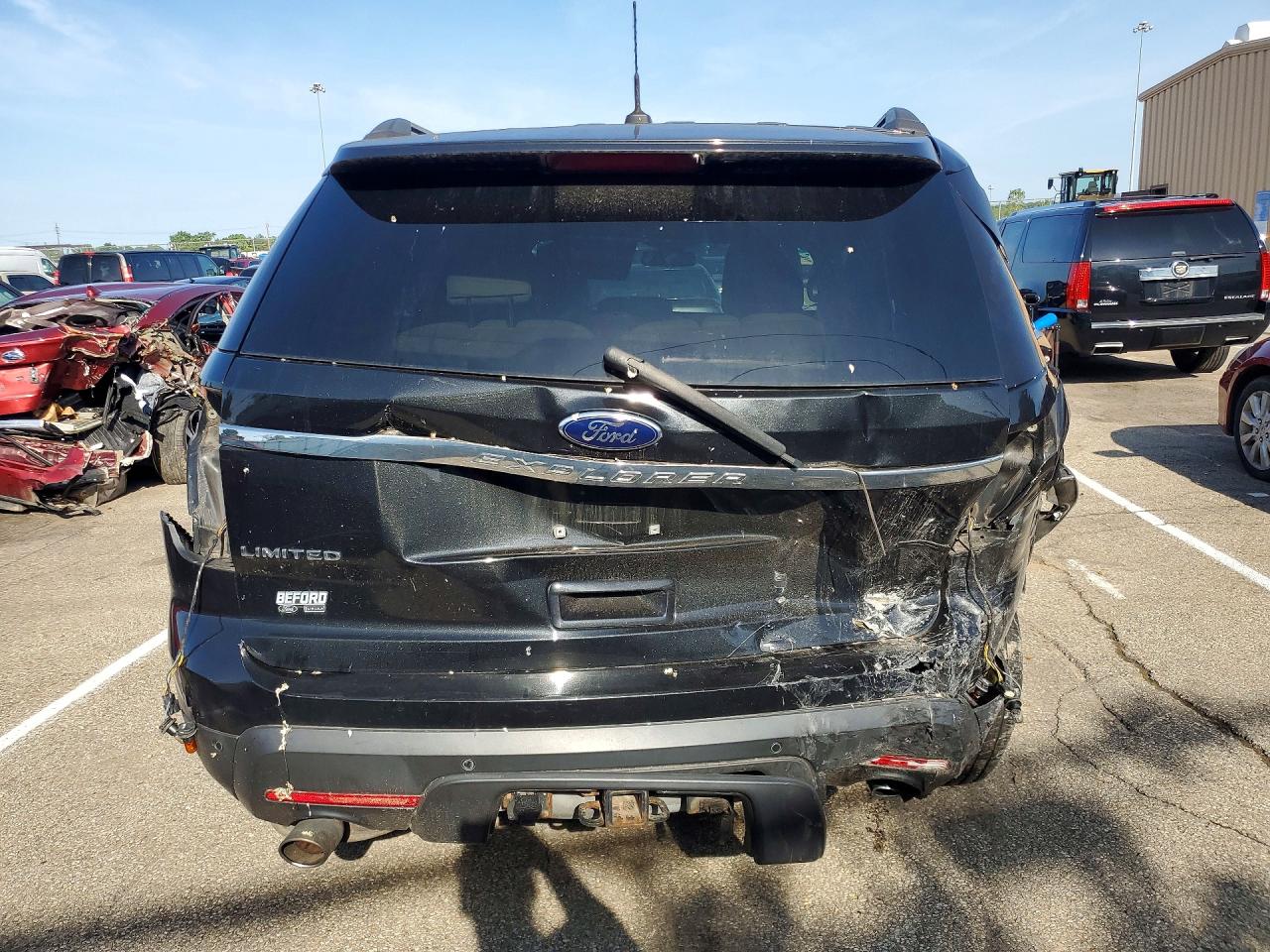 2014 Ford Explorer Limited Black vin: 1FM5K8F80EGC19899