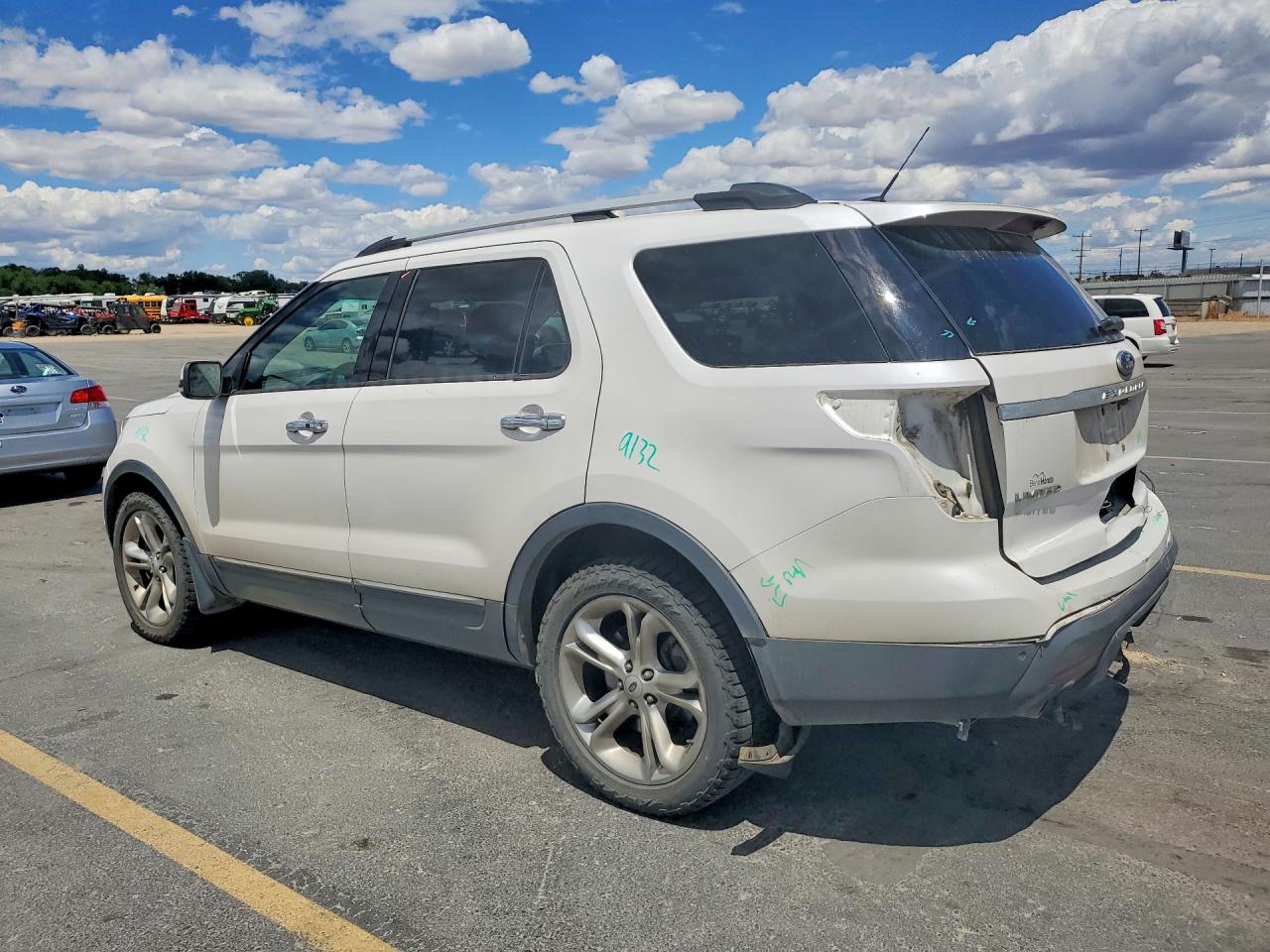 2014 Ford Explorer Limited Белый vin: 1FM5K8F80EGC28876