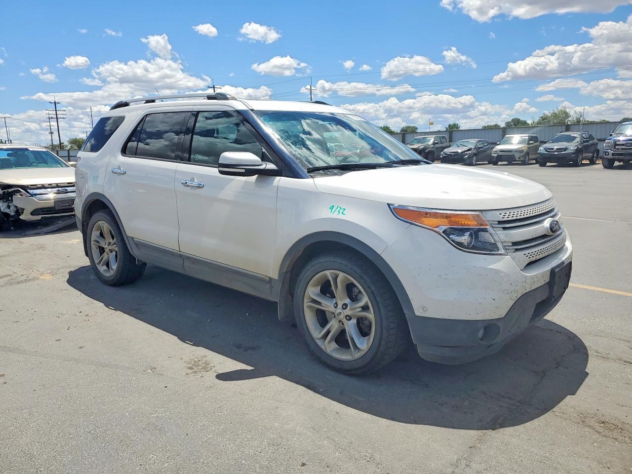 2014 Ford Explorer Limited Белый vin: 1FM5K8F80EGC28876