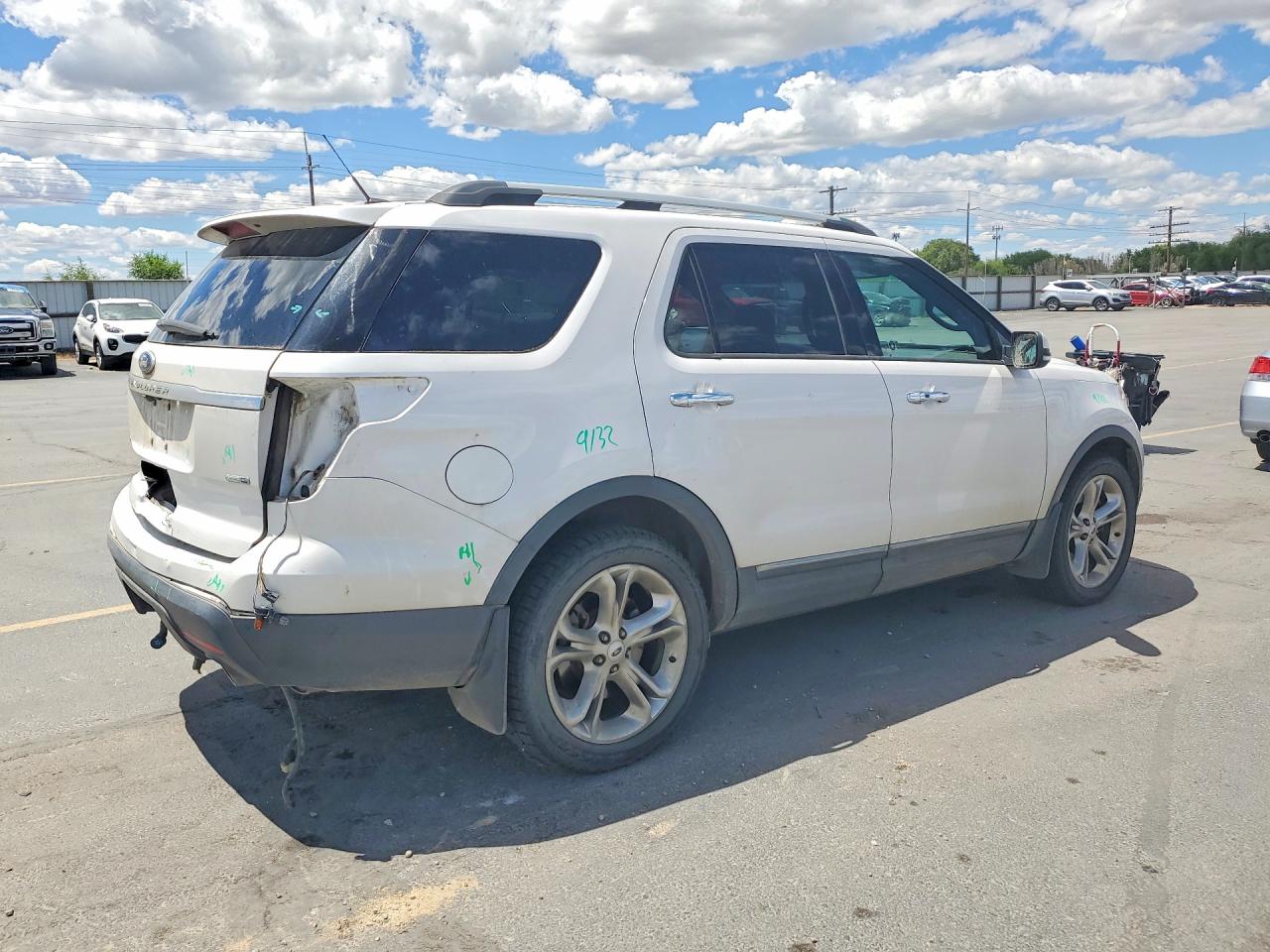 2014 Ford Explorer Limited Белый vin: 1FM5K8F80EGC28876