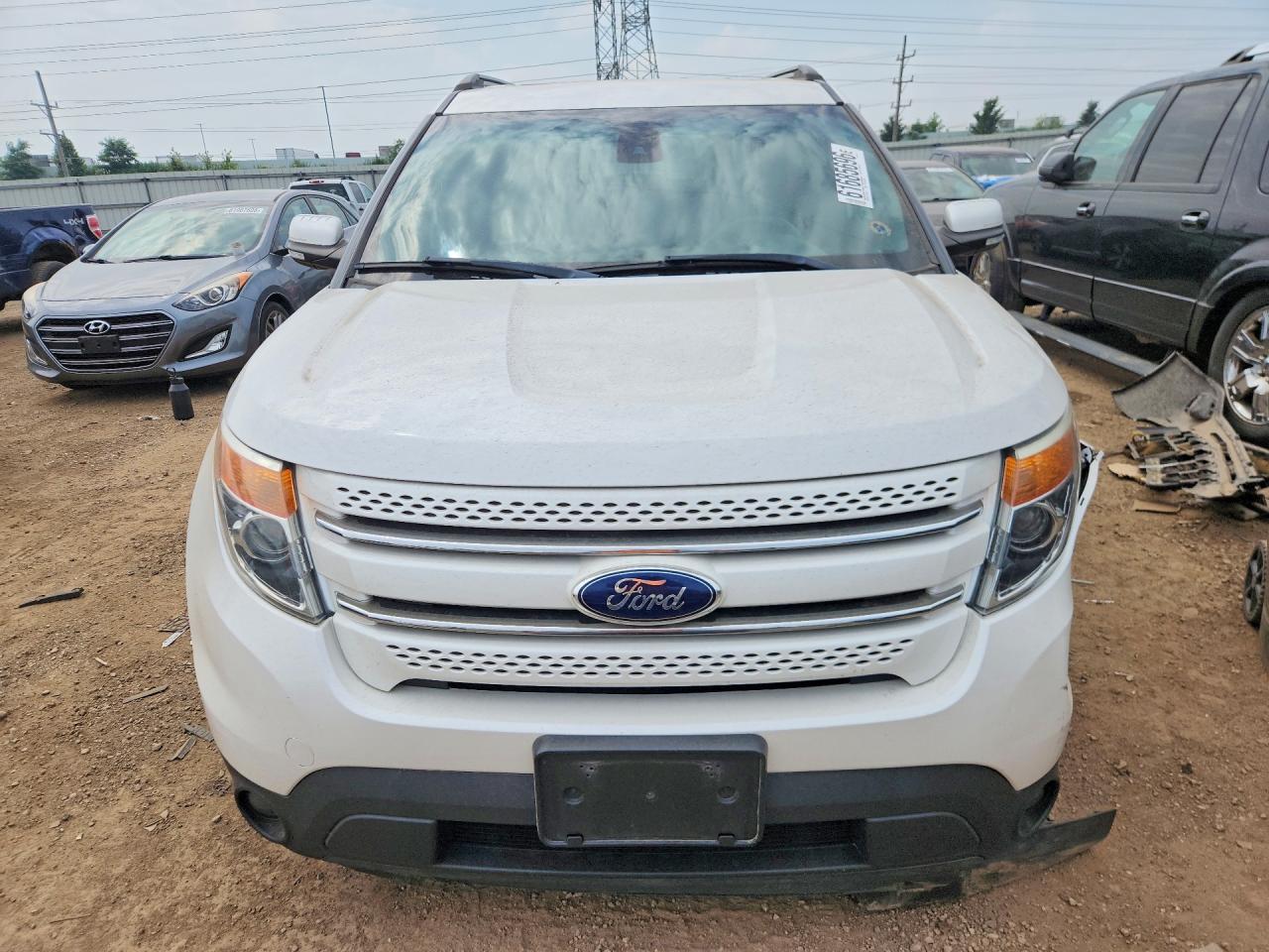 2014 Ford Explorer Limited White vin: 1FM5K8F80EGC41160