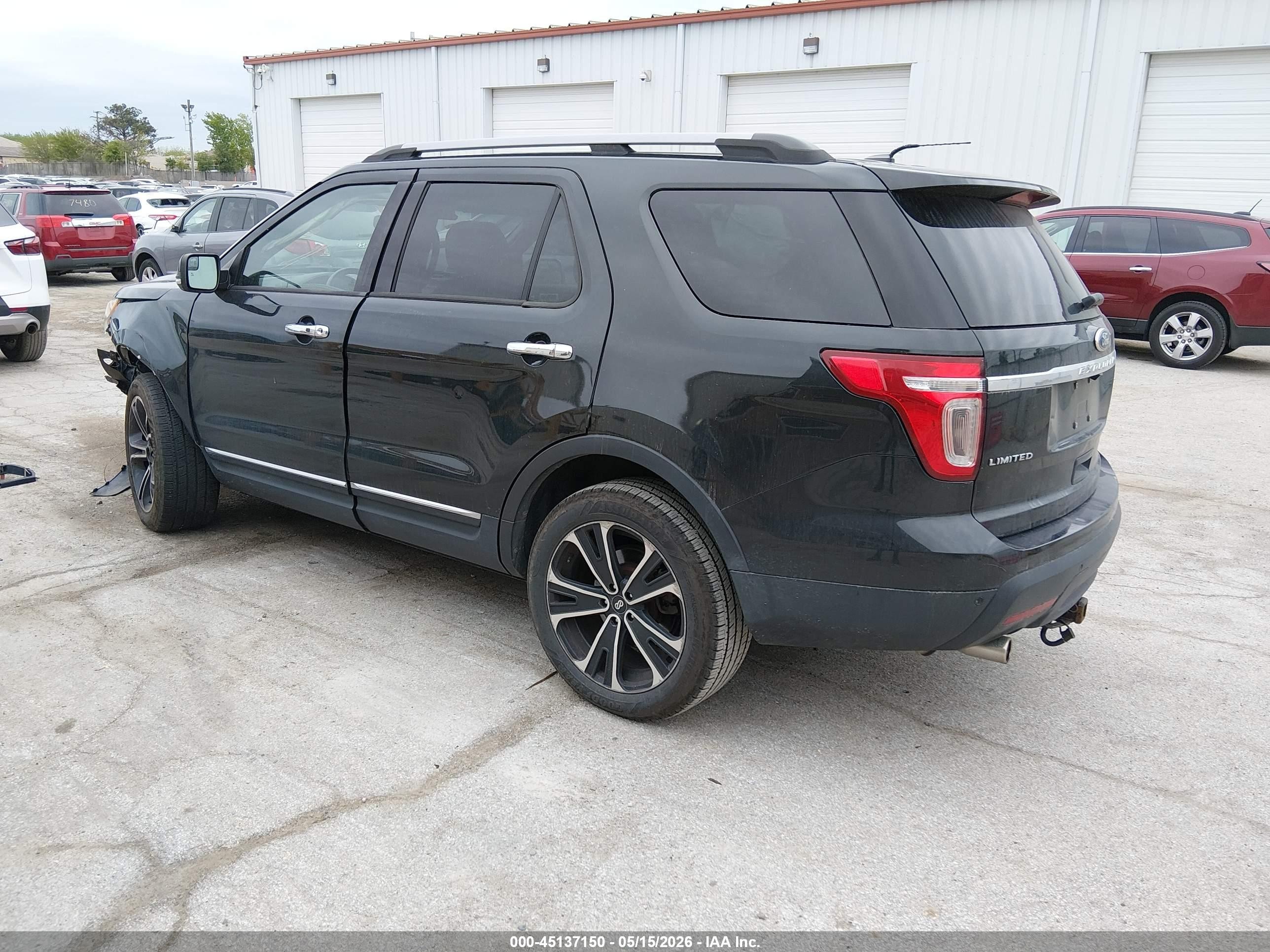 2014 Ford Explorer Limited Black vin: 1FM5K8F80EGC49324
