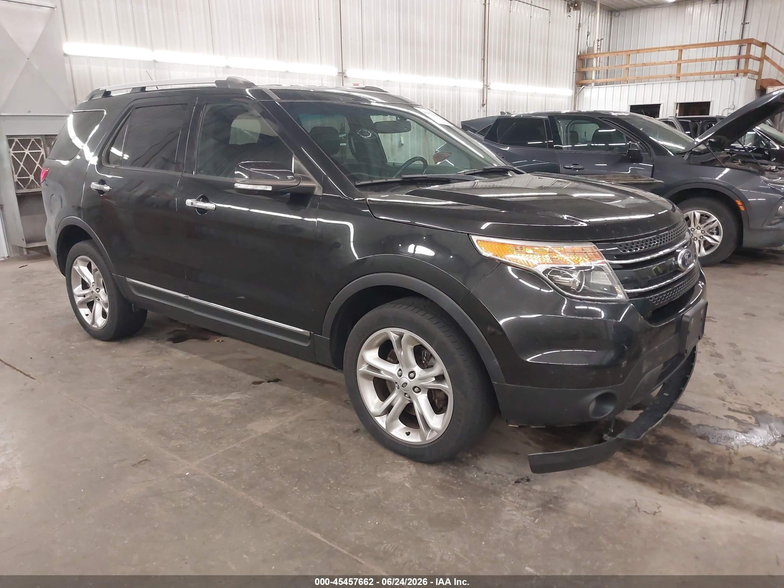 2015 Ford Explorer Limited Black vin: 1FM5K8F80FGA77930