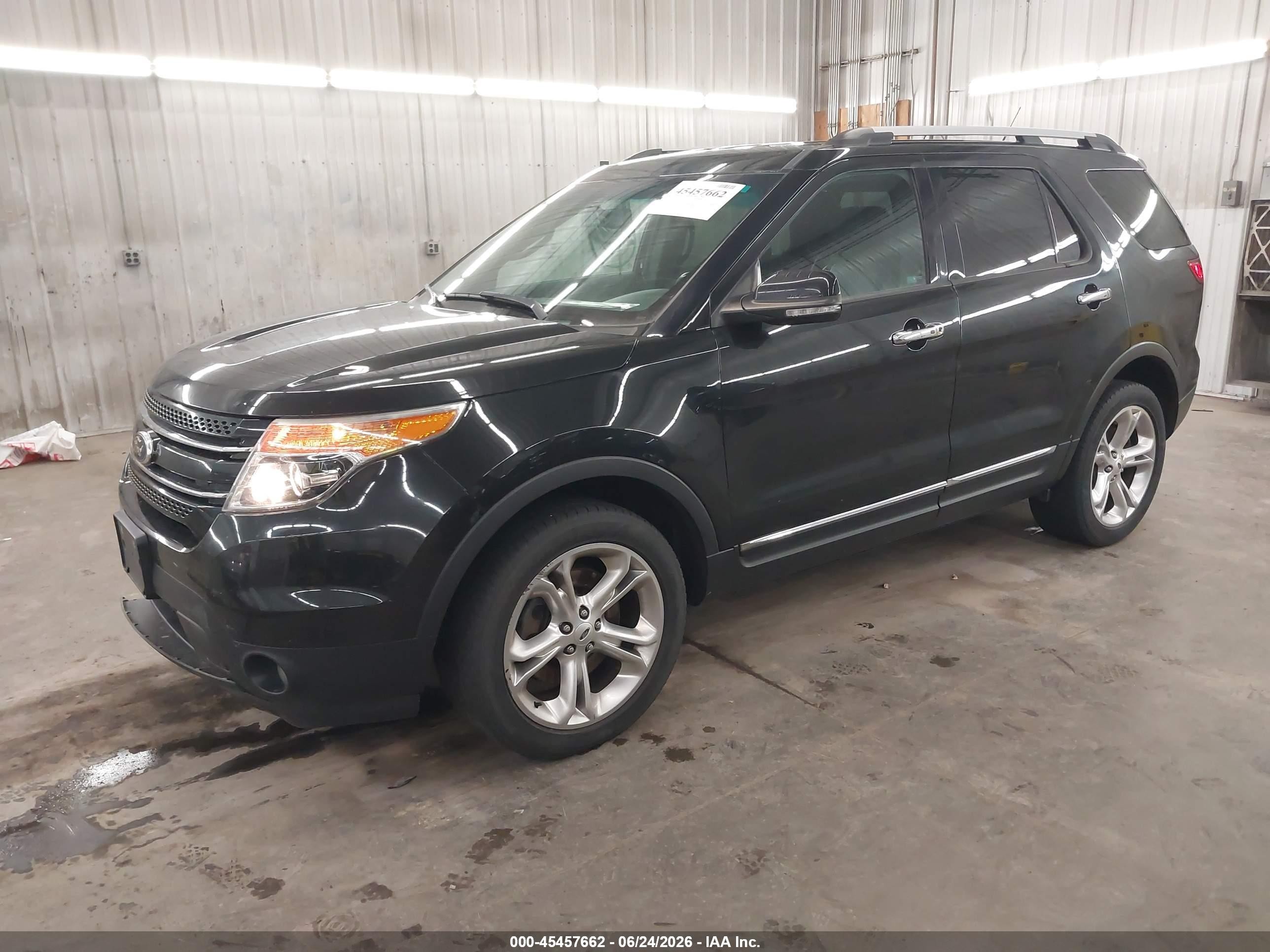 2015 Ford Explorer Limited Black vin: 1FM5K8F80FGA77930