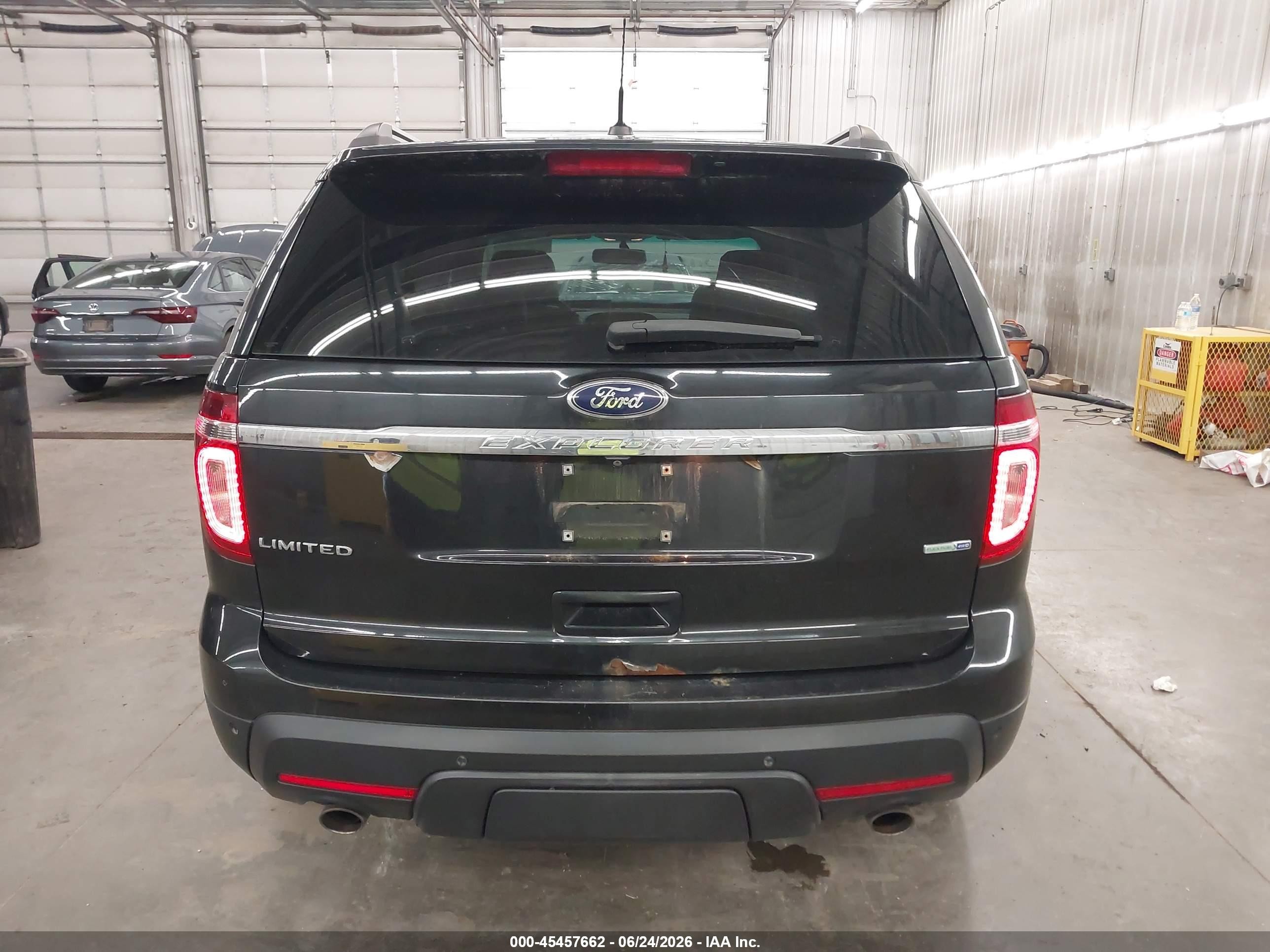 2015 Ford Explorer Limited Black vin: 1FM5K8F80FGA77930