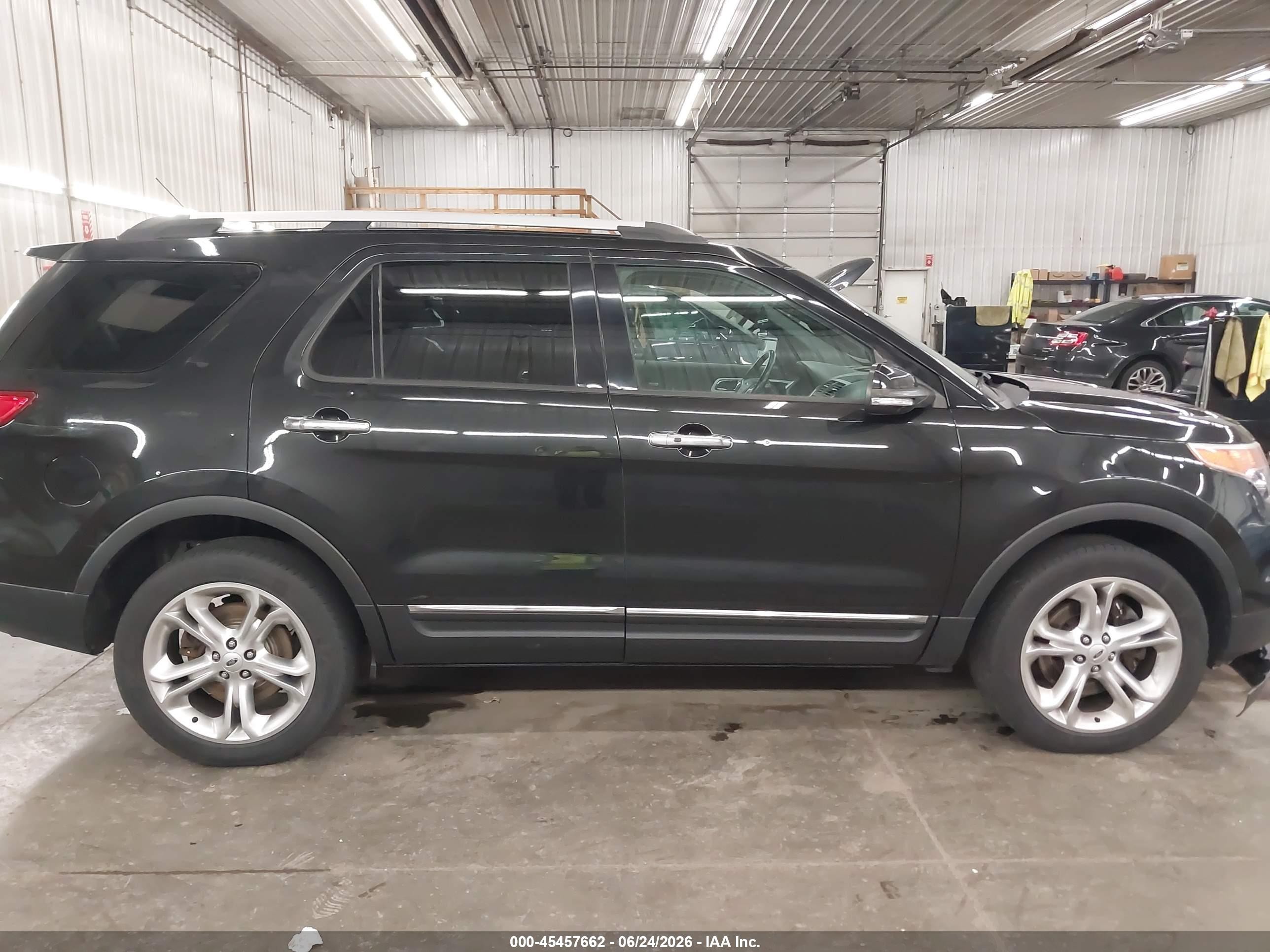 2015 Ford Explorer Limited Black vin: 1FM5K8F80FGA77930
