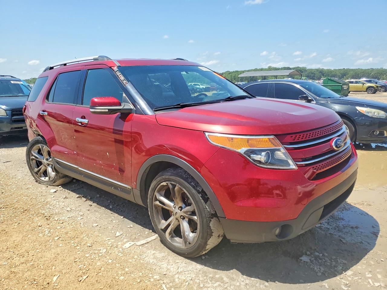 2015 Ford Explorer Limited Burgundy vin: 1FM5K8F80FGB52996