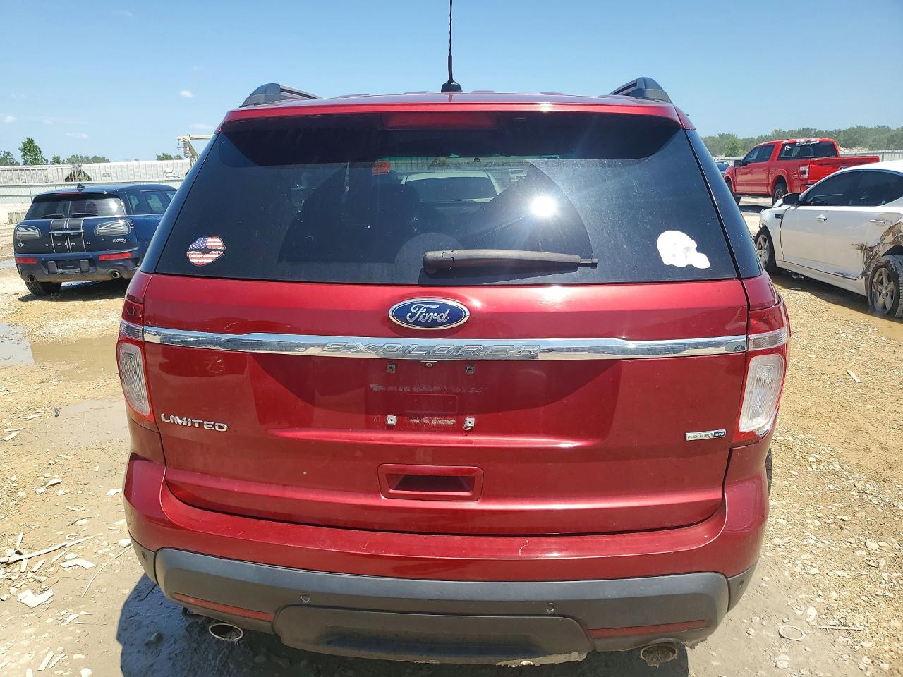2015 Ford Explorer Limited Burgundy vin: 1FM5K8F80FGB52996
